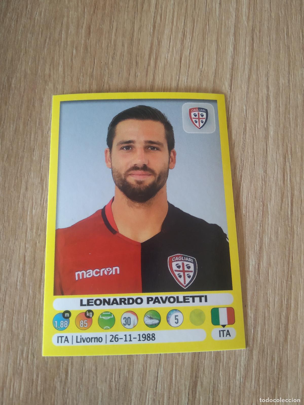 Cromos de f&uacute;tbol: 83 LEONARDO PAVOLETTI CAGLIARI CROMO FUTBOL PANINI LIGA ITALIA 18-19 CALCIATORI 2018-2019