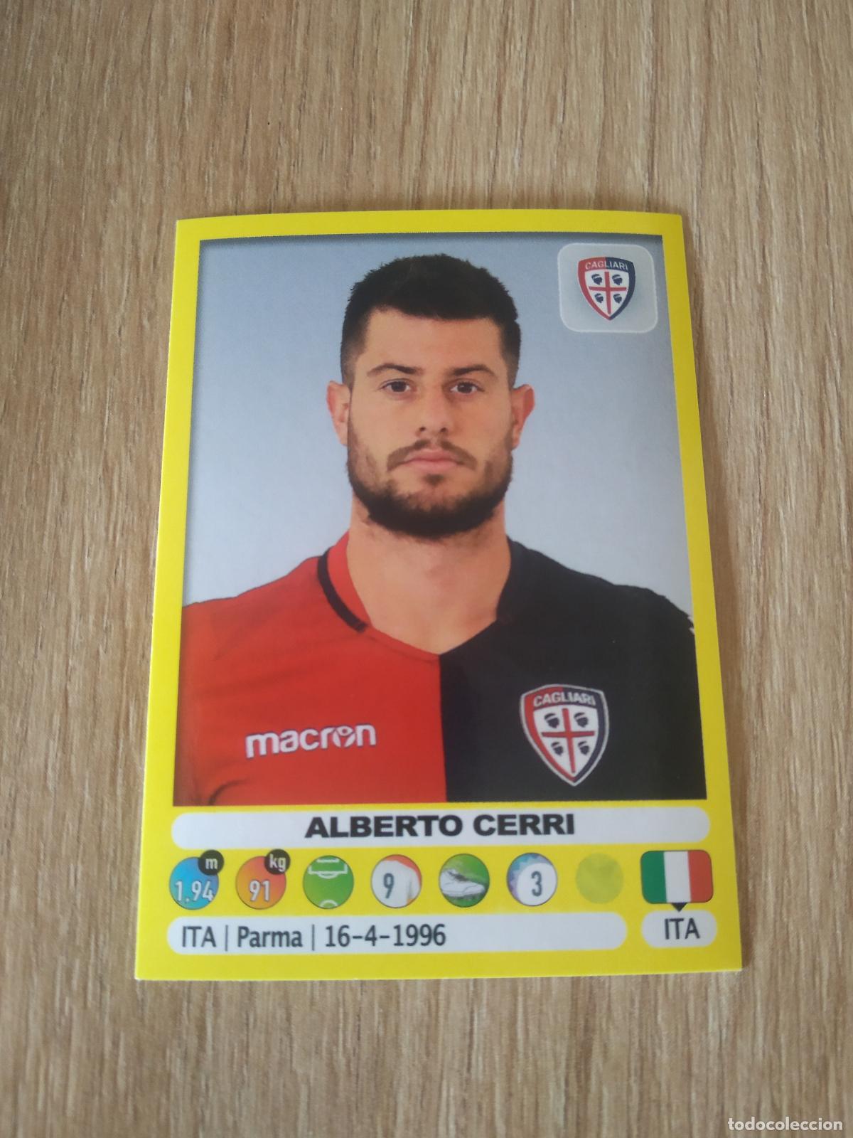 Cromos de f&uacute;tbol: 84 ALBERTO CERRI CAGLIARI CROMO FUTBOL PANINI LIGA ITALIA 18-19 CALCIATORI 2018-2019