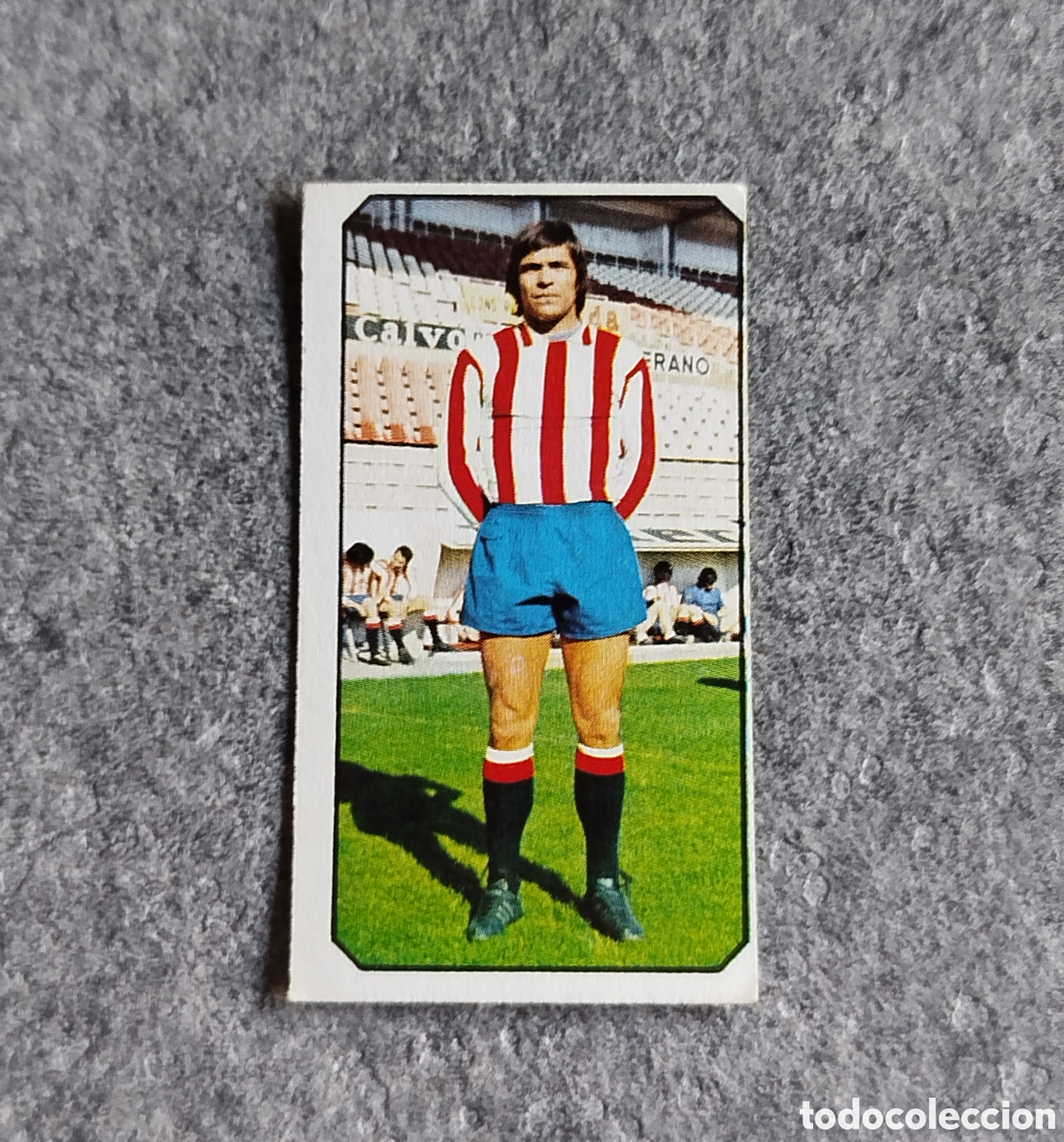 Cromos de f&uacute;tbol: SIN PEGAR DORIA 77 78 1977 1978 SPORTING DE GIJON EDICIONES ESTE NUNCA PEGADO CROMO
