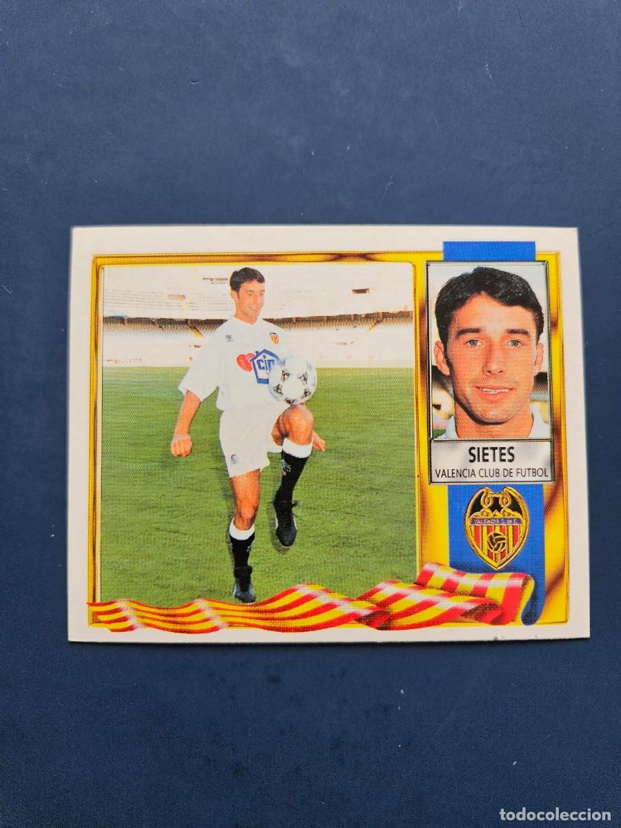 Cromos de f&uacute;tbol: SIETES VALENCIA LIGA ESTE 95 96 1995 1996 SIN PEGAR NUNCA PEGADO
