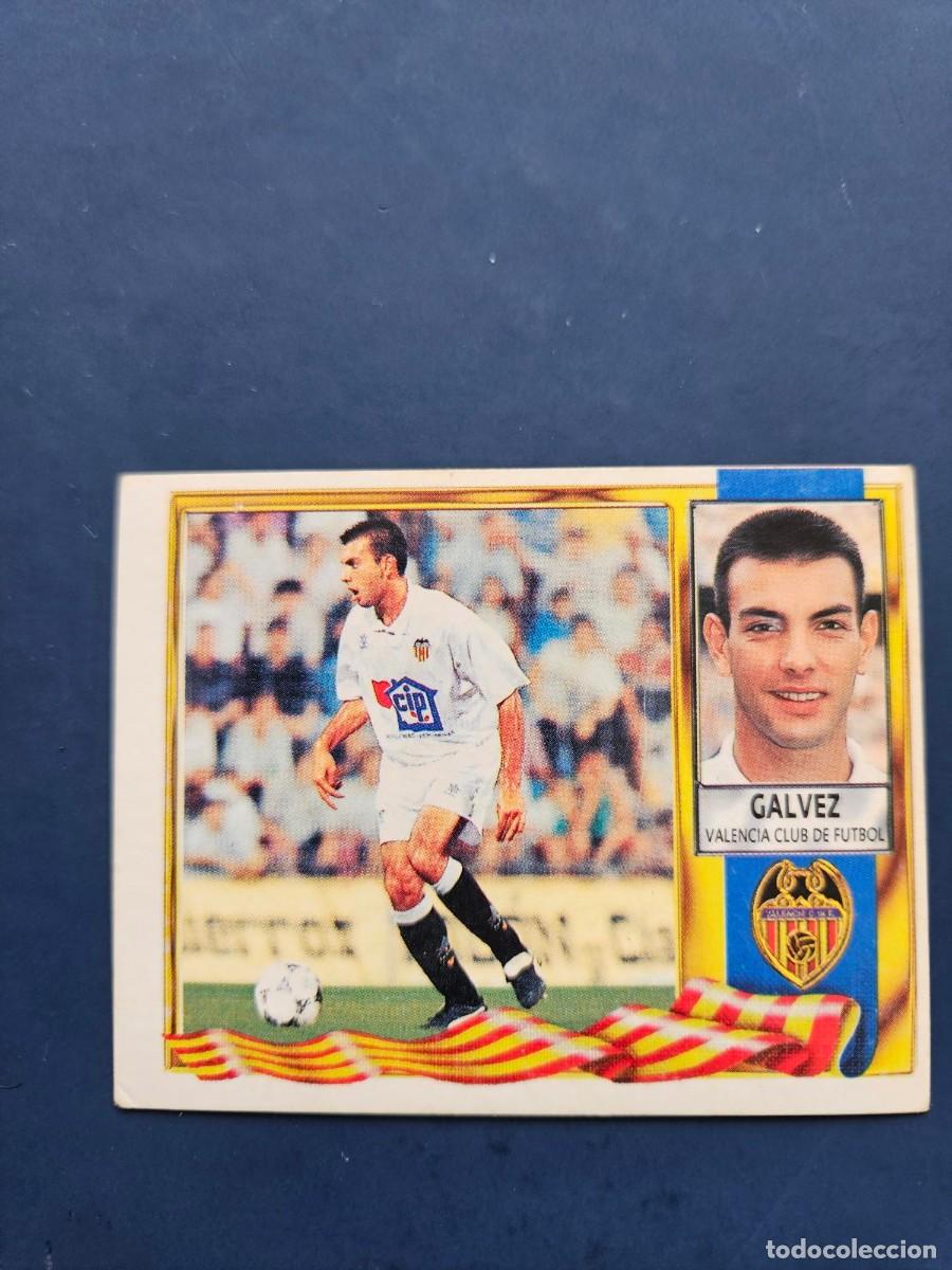 Cromos de f&uacute;tbol: GALVEZ VALENCIA LIGA ESTE 95 96 1995 1996 SIN PEGAR NUNCA PEGADO