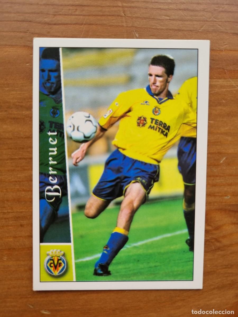 Cromos de f&uacute;tbol: 391 BERRUET (Villarreal CF). Las Fichas de la Liga 2002 2003 02 03 (Mundicromo)