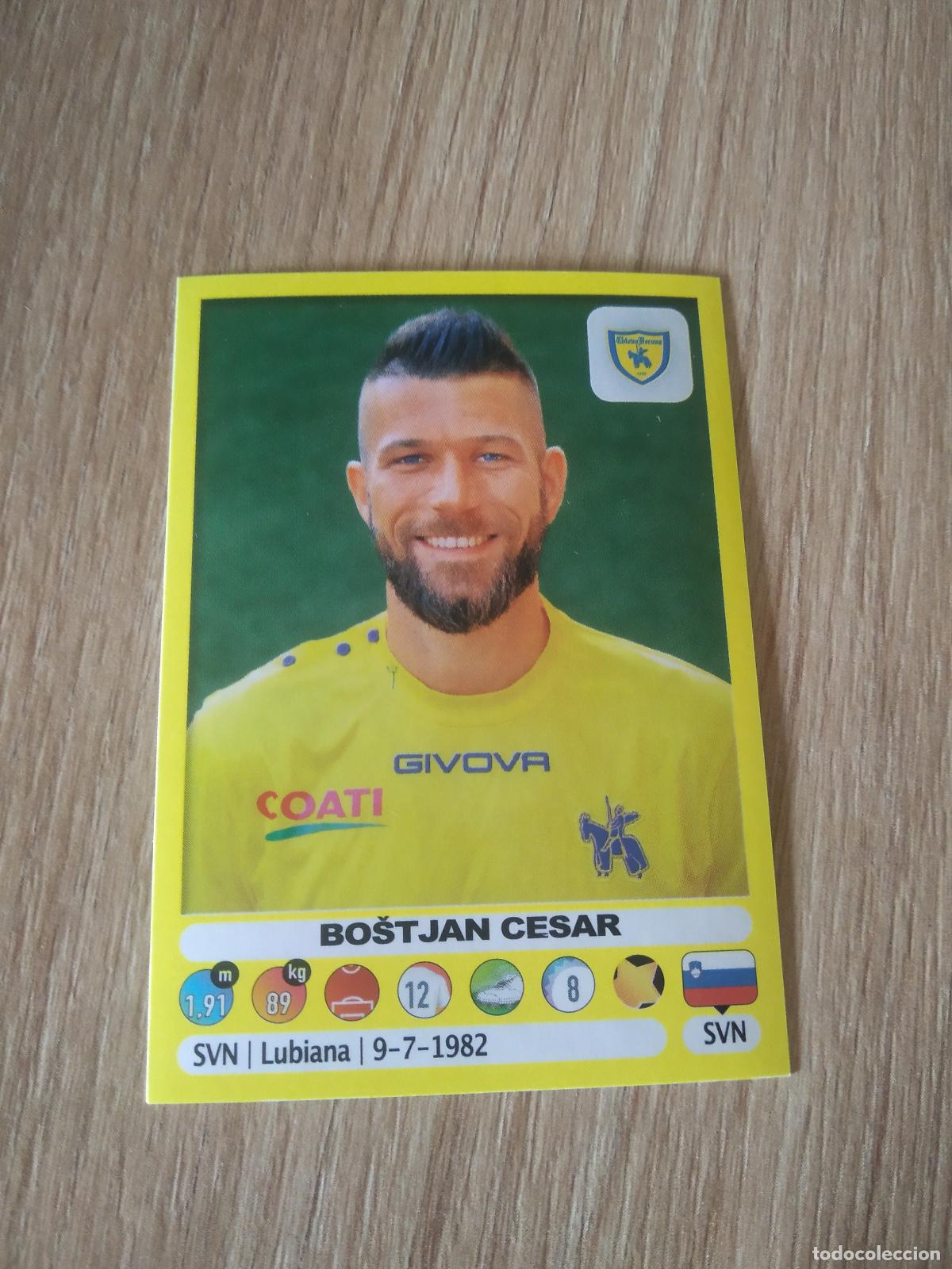 Cromos de f&uacute;tbol: 91 BOSTJAN CESAR CHIEVOVERONA CROMO FUTBOL PANINI LIGA ITALIA 18-19 CALCIATORI 2018-2019