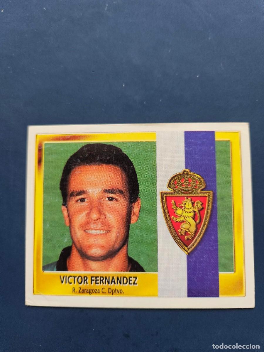 Cromos de f&uacute;tbol: VICTOR FERNANDEZ ZARAGOZA LIGA ESTE 95 96 1995 1996 SIN PEGAR NUNCA PEGADO