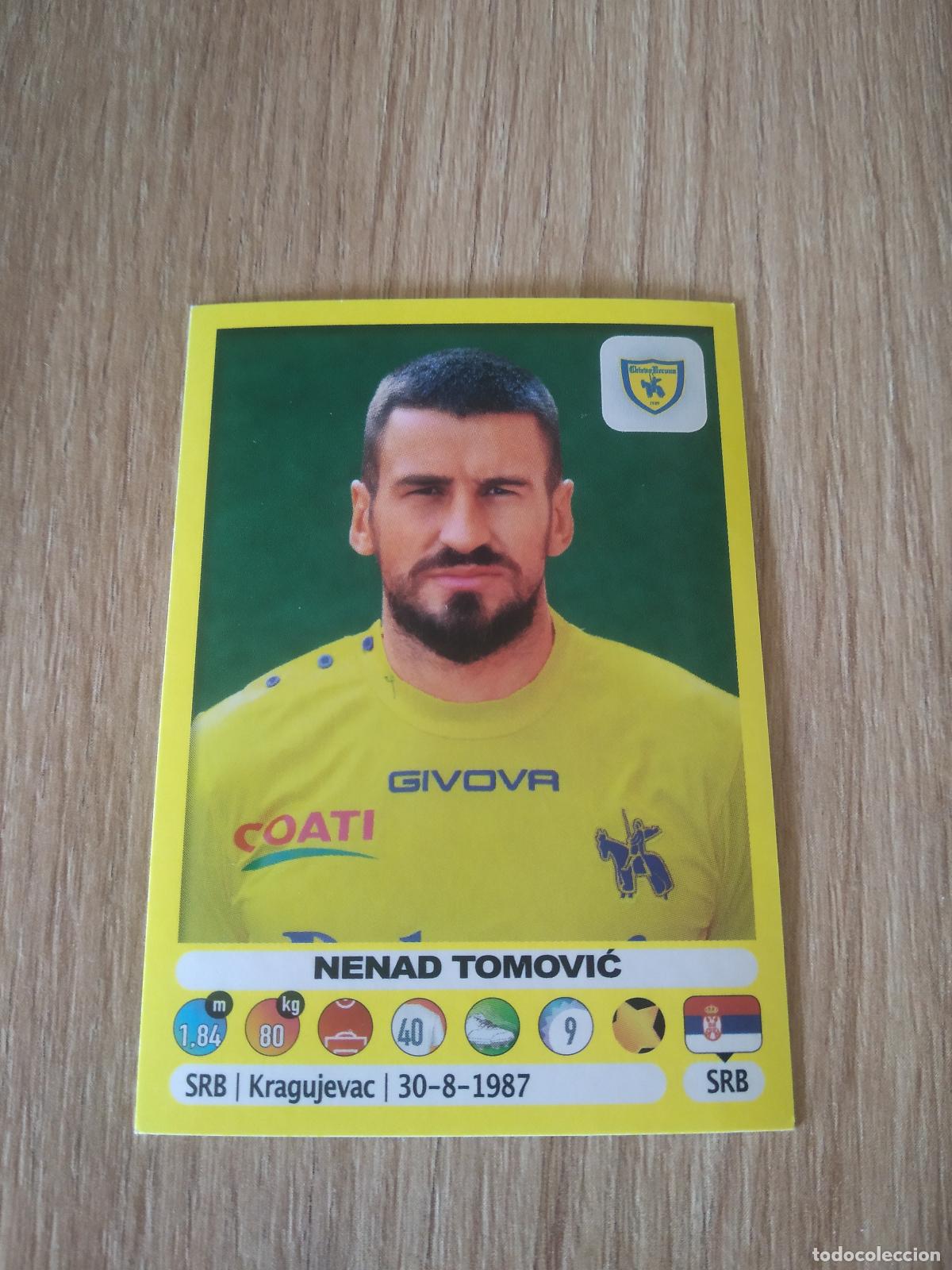 Cromos de f&uacute;tbol: 95 NENAD TOMOVIC CHIEVOVERONA CROMO FUTBOL PANINI LIGA ITALIA 18-19 CALCIATORI 2018-2019