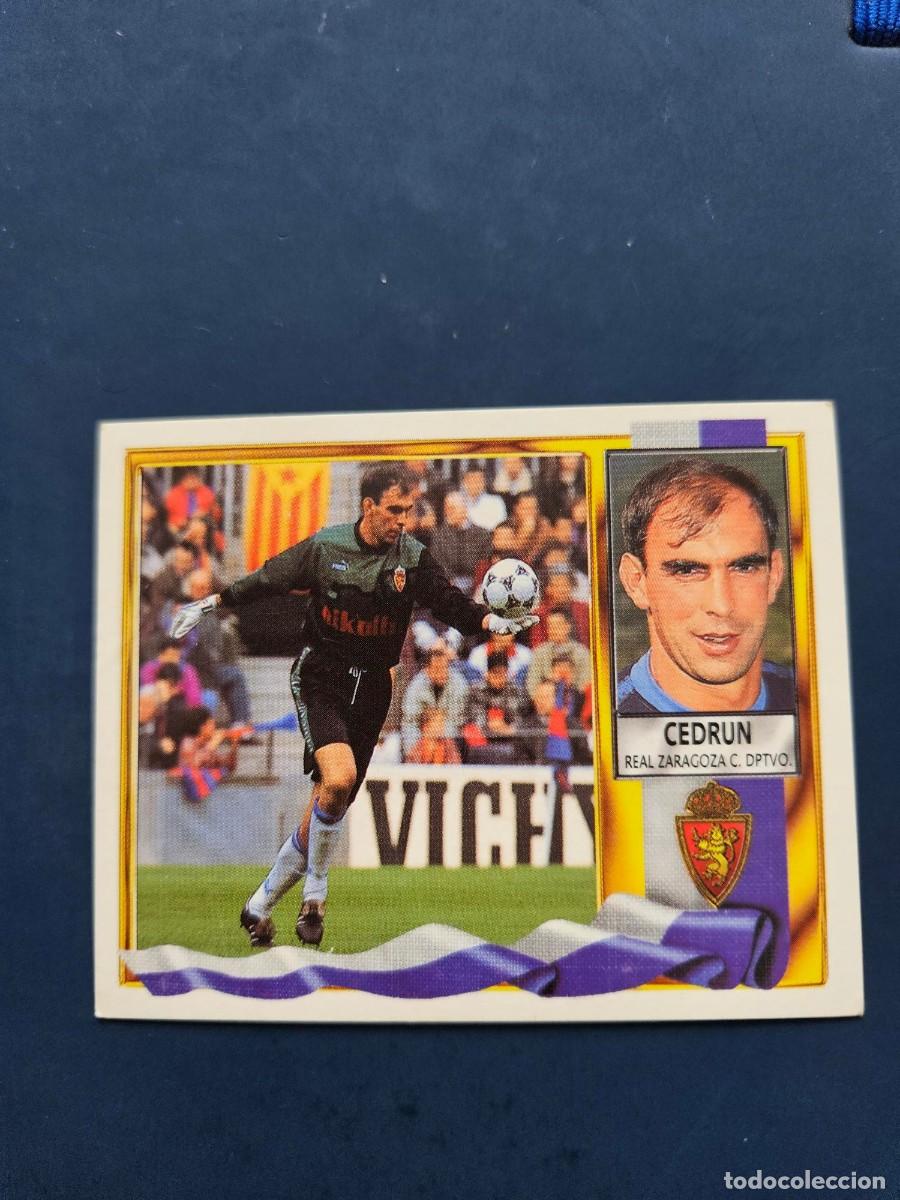 Cromos de f&uacute;tbol: CEDRUN ZARAGOZA LIGA ESTE 95 96 1995 1996 SIN PEGAR NUNCA PEGADO