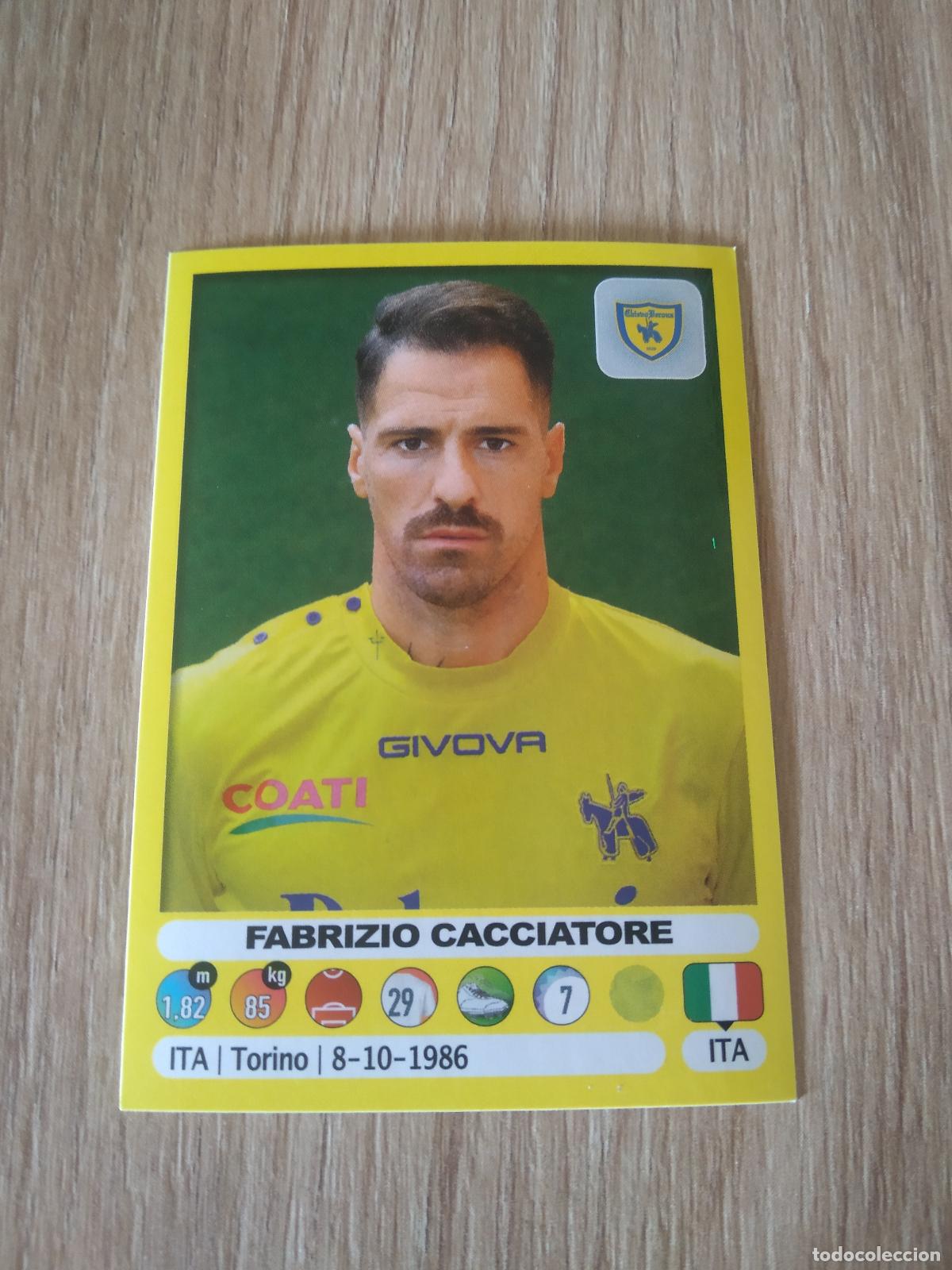 Fu&szlig;ball-Sticker: 99 FABRIZIO CACCIATORE CHIEVOVERONA CROMO FUTBOL PANINI LIGA ITALIA 18-19 CALCIATORI 2018-2019