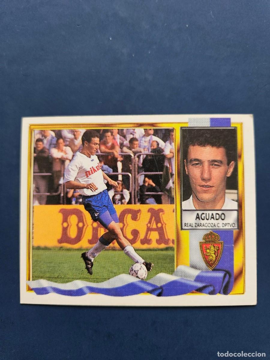 Fu&szlig;ball-Sticker: AGUADO ZARAGOZA LIGA ESTE 95 96 1995 1996 SIN PEGAR NUNCA PEGADO