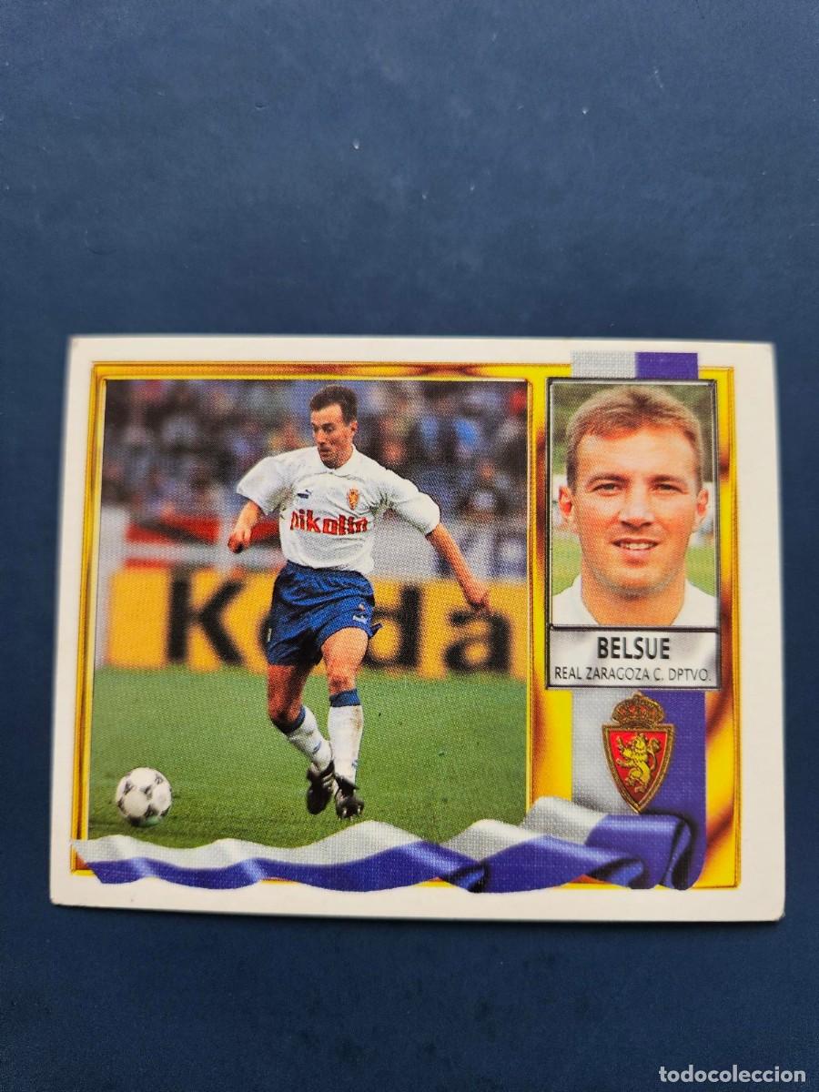 Cromos de f&uacute;tbol: BELSUE ZARAGOZA LIGA ESTE 95 96 1995 1996 SIN PEGAR NUNCA PEGADO