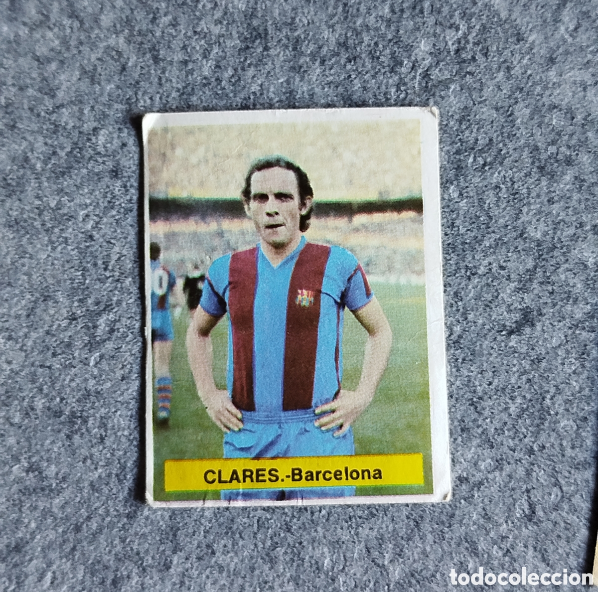 Figurine di Calcio: FINI SIN PEGAR CLARES FC BARCELONA BAR&Ccedil;A 75 76 1975 1976 CROMO NUNCA PEGADO