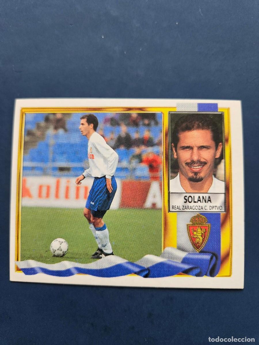 Cromos de f&uacute;tbol: SOLANA ZARAGOZA LIGA ESTE 95 96 1995 1996 SIN PEGAR NUNCA PEGADO