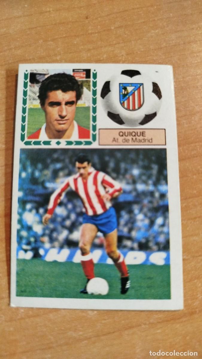 Cromos de f&uacute;tbol: LIGA ESPA&Ntilde;OLA 83/84 - AT. DE MADRID - QUIQUE