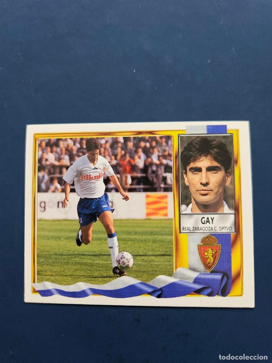 Cromos de f&uacute;tbol: GAY ZARAGOZA LIGA ESTE 95 96 1995 1996 SIN PEGAR NUNCA PEGADO