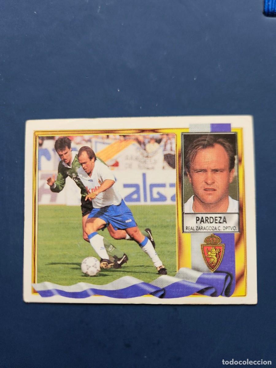 Cromos de f&uacute;tbol: PARDEZA ZARAGOZA LIGA ESTE 95 96 1995 1996 SIN PEGAR NUNCA PEGADO