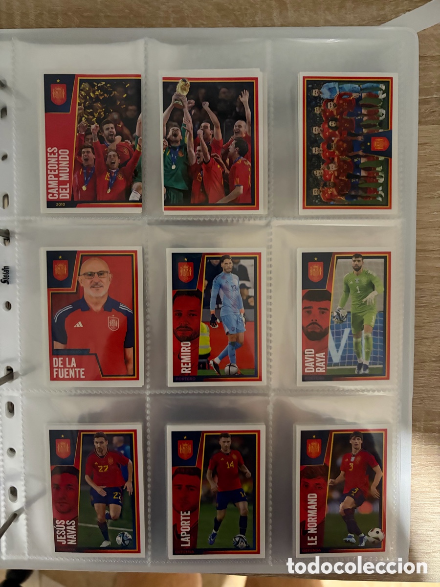 Cromos de f&uacute;tbol: COLECCI&Oacute;N CARREFOUR ESPA&Ntilde;A PANINI EUROCOPA 2024 + FEMENINO