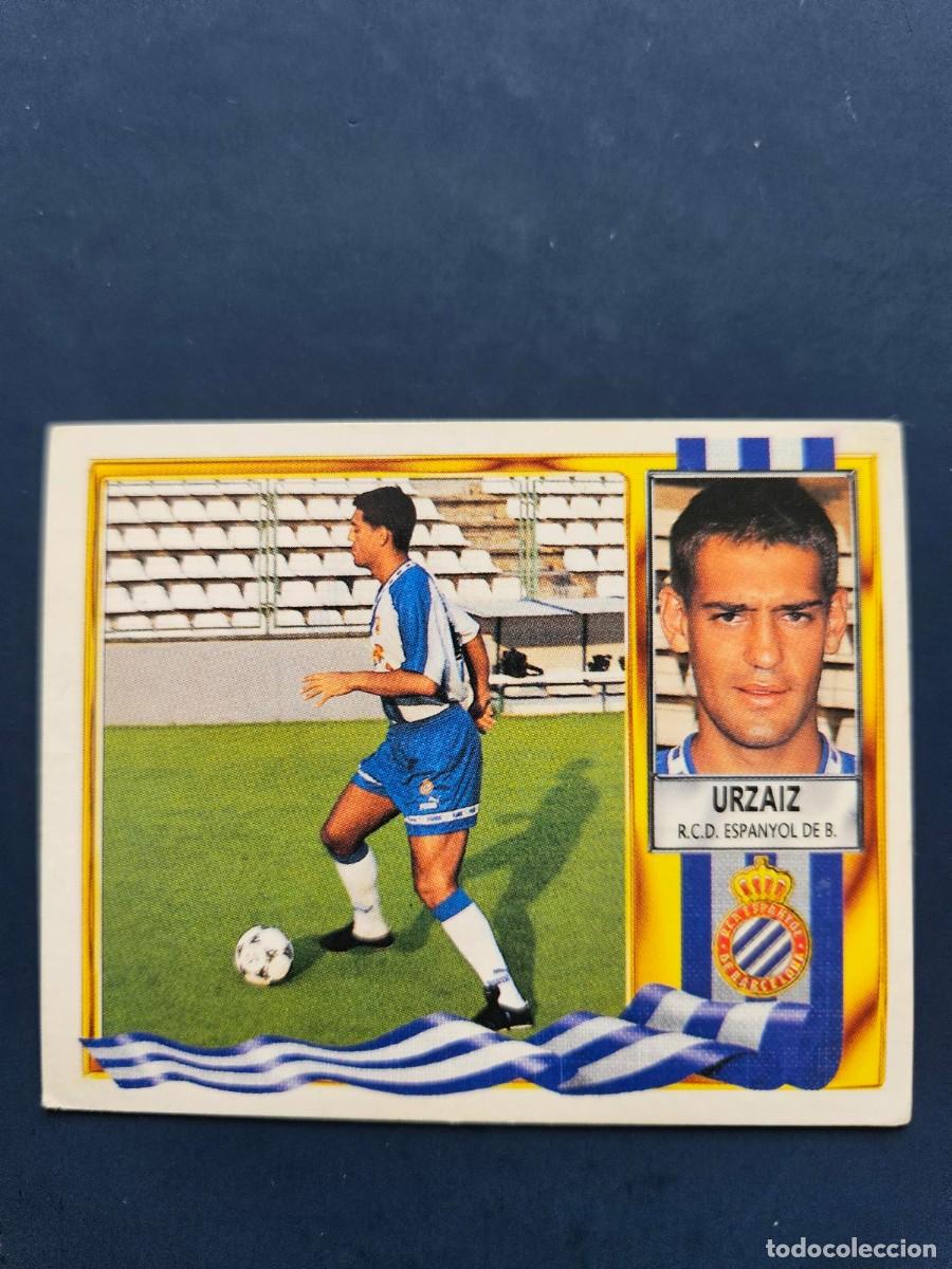 Cromos de f&uacute;tbol: FICHAJE 3 URZAIZ ESPANYOL ESPA&Ntilde;OL LIGA ESTE 95 96 1995 1996 SIN PEGAR NUNCA PEGADO