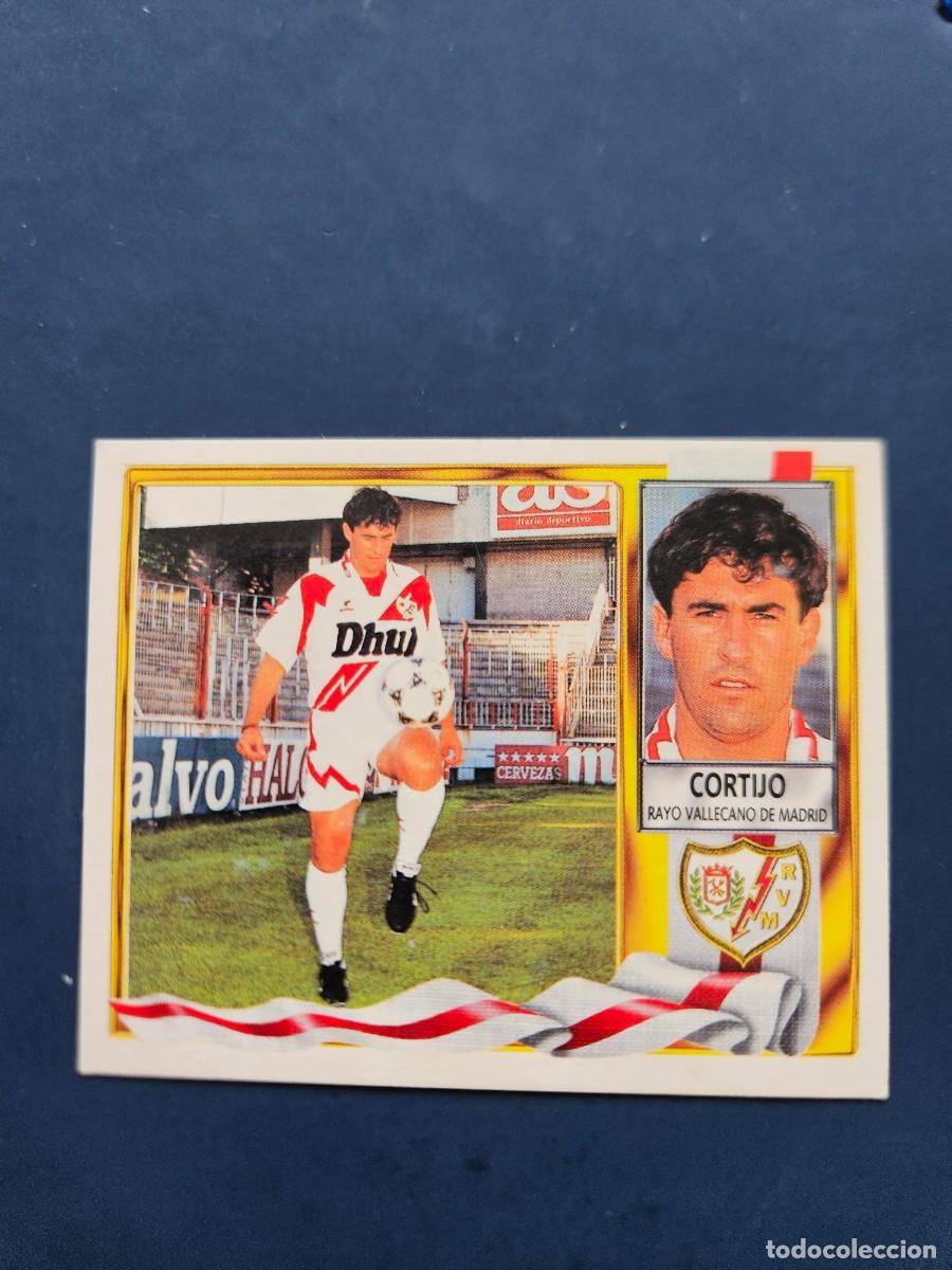 Cromos de f&uacute;tbol: FICHAJE 6 CORTIJO RAYO VALLECANO LIGA ESTE 95 96 1995 1996 SIN PEGAR NUNCA PEGADO
