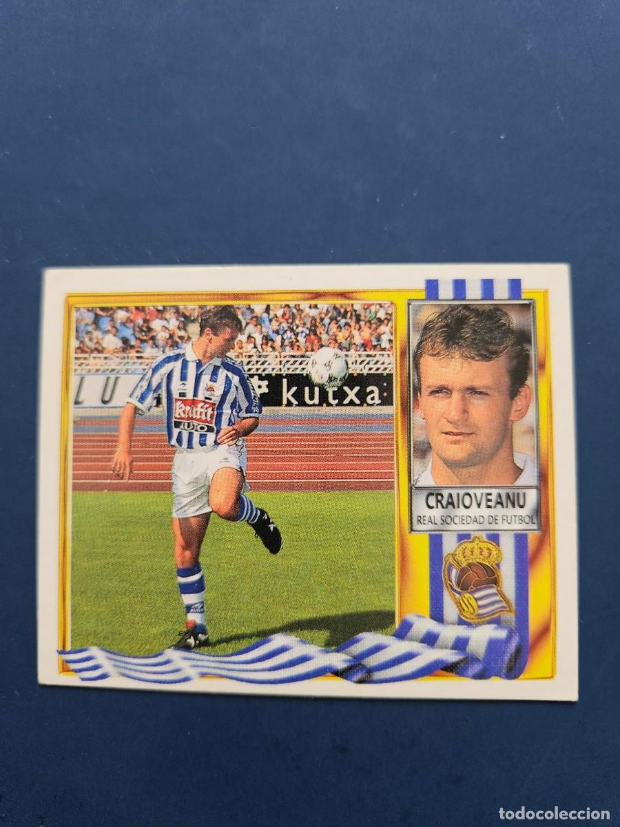 Cromos de f&uacute;tbol: FICHAJE 9 CRAIOVEANU REAL SOCIEDAD LIGA ESTE 95 96 1995 1996 SIN PEGAR NUNCA PEGADO