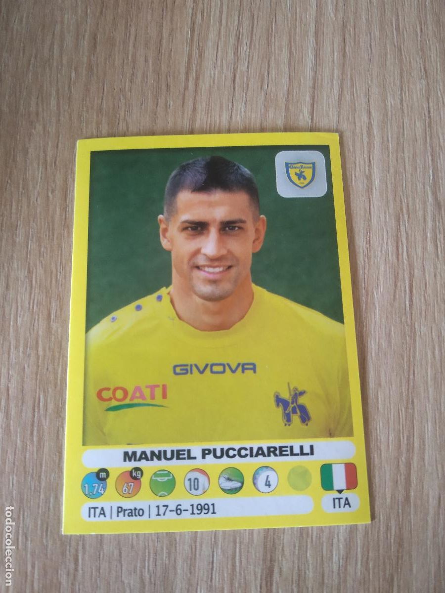 Cromos de f&uacute;tbol: 108 MANUEL PUCCIARELLI CHIEVOVERONA CROMO FUTBOL PANINI LIGA ITALIA 18-19 CALCIATORI 2018-2019