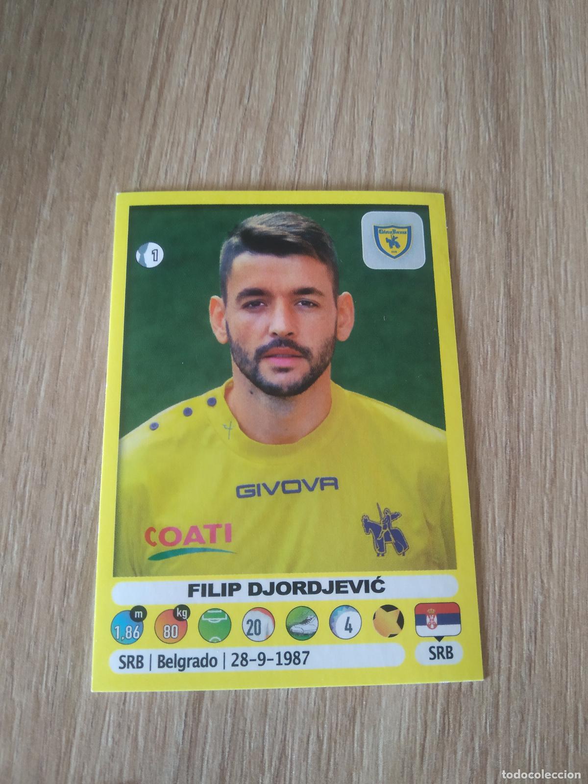 Cromos de f&uacute;tbol: 110 FILIP DJORDJEVIC CHIEVOVERONA CROMO FUTBOL PANINI LIGA ITALIA 18-19 CALCIATORI 2018-2019