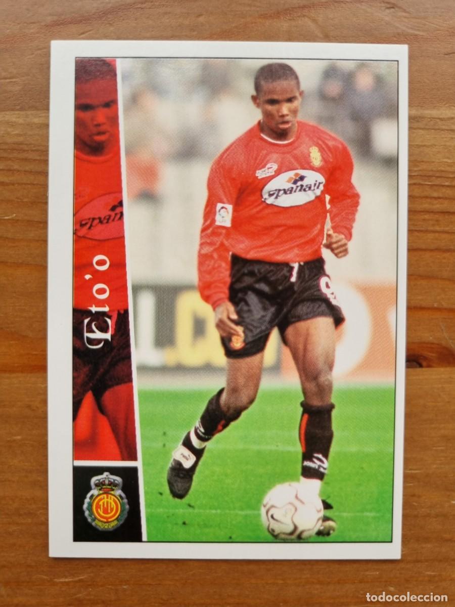 Cromos de f&uacute;tbol: 428 ETO'O (RCD Mallorca). Las Fichas de la Liga 2002 2003 02 03 (Mundicromo)