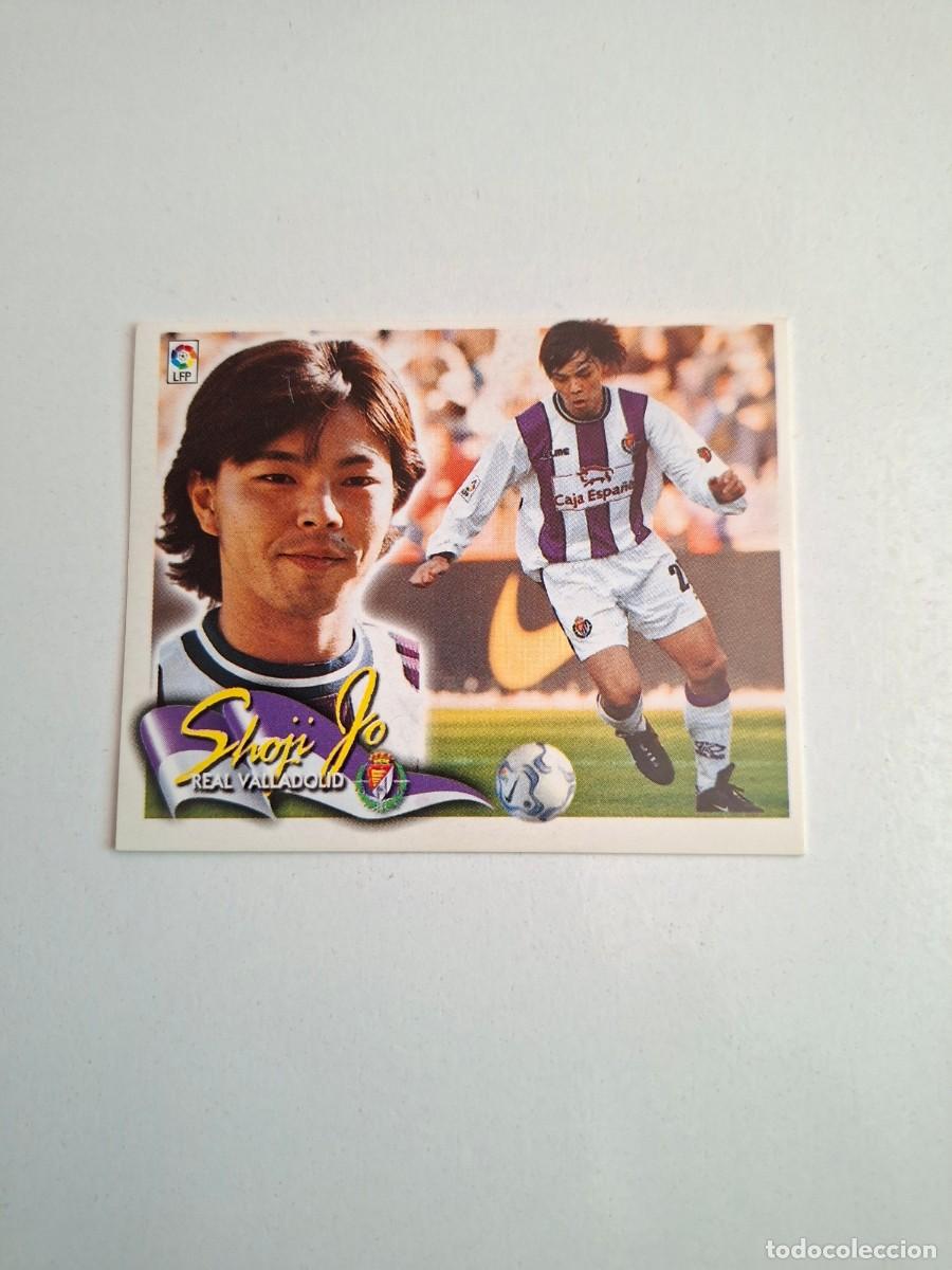 Cromos de f&uacute;tbol: ESTE - LIGA 2000/2001 - 00 01 - REAL VALLADOLID - SHOJI JO (BAJA) - SIN PEGAR