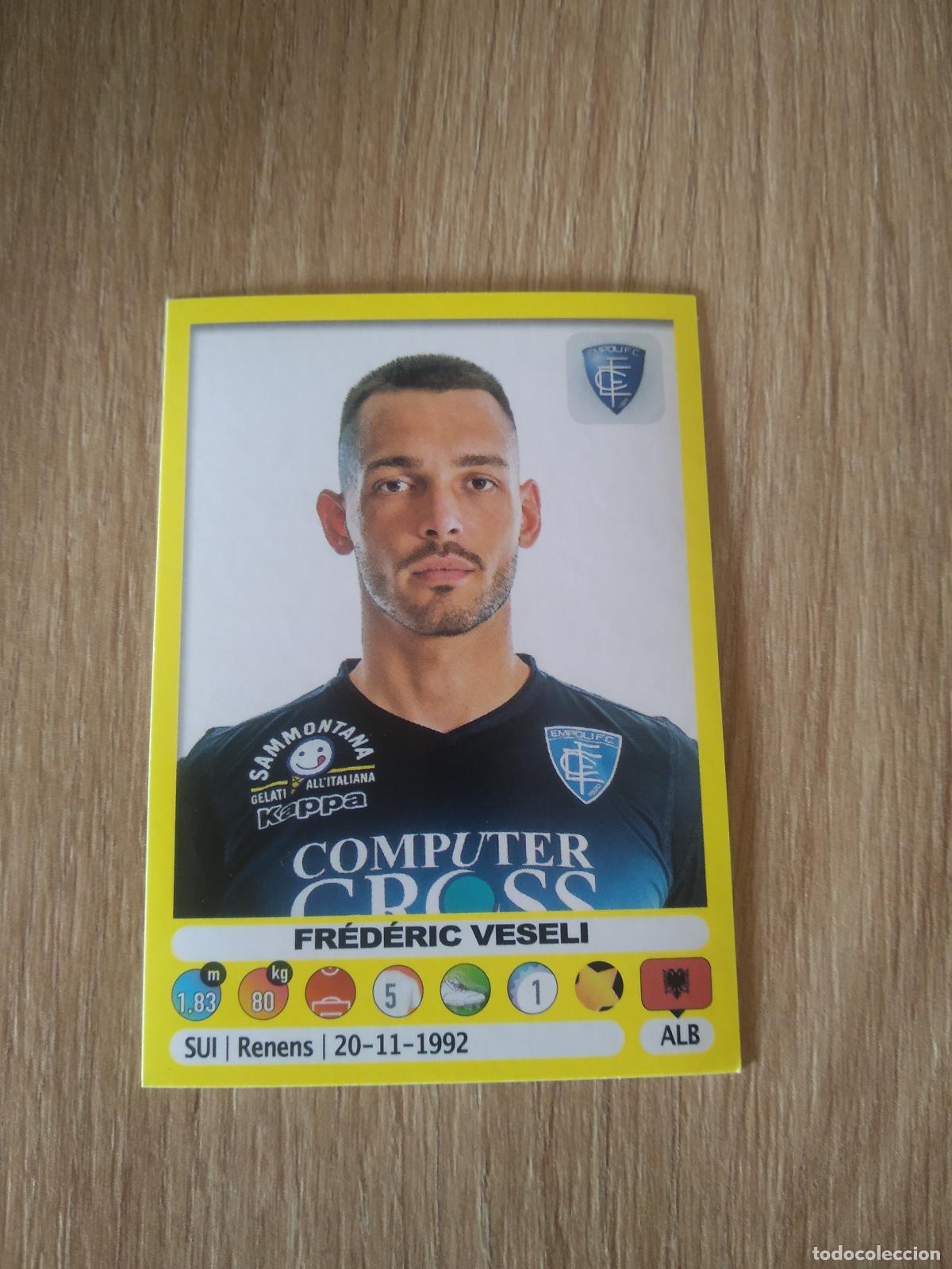 Cromos de f&uacute;tbol: 127 FREDERIC VESELI EMPOLI CROMO FUTBOL PANINI LIGA ITALIA 18-19 CALCIATORI 2018-2019