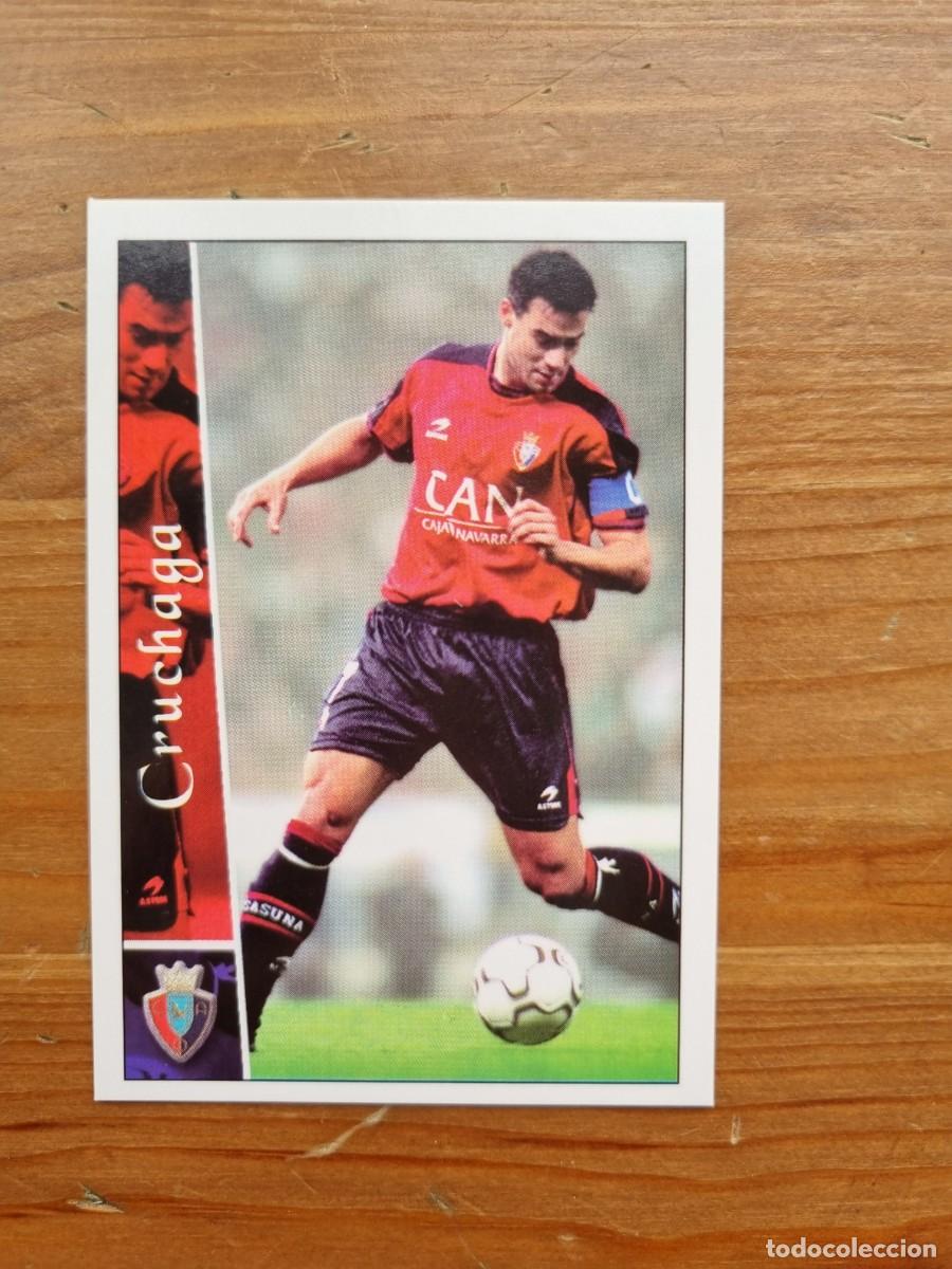 Cromos de f&uacute;tbol: 438 CRUCHAGA (CA Osasuna). Las Fichas de la Liga 2002 2003 02 03 (Mundicromo)