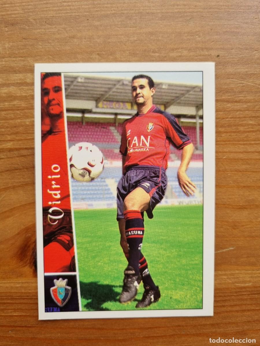 Cromos de f&uacute;tbol: 439 VIDRIO (CA Osasuna). Las Fichas de la Liga 2002 2003 02 03 (Mundicromo)