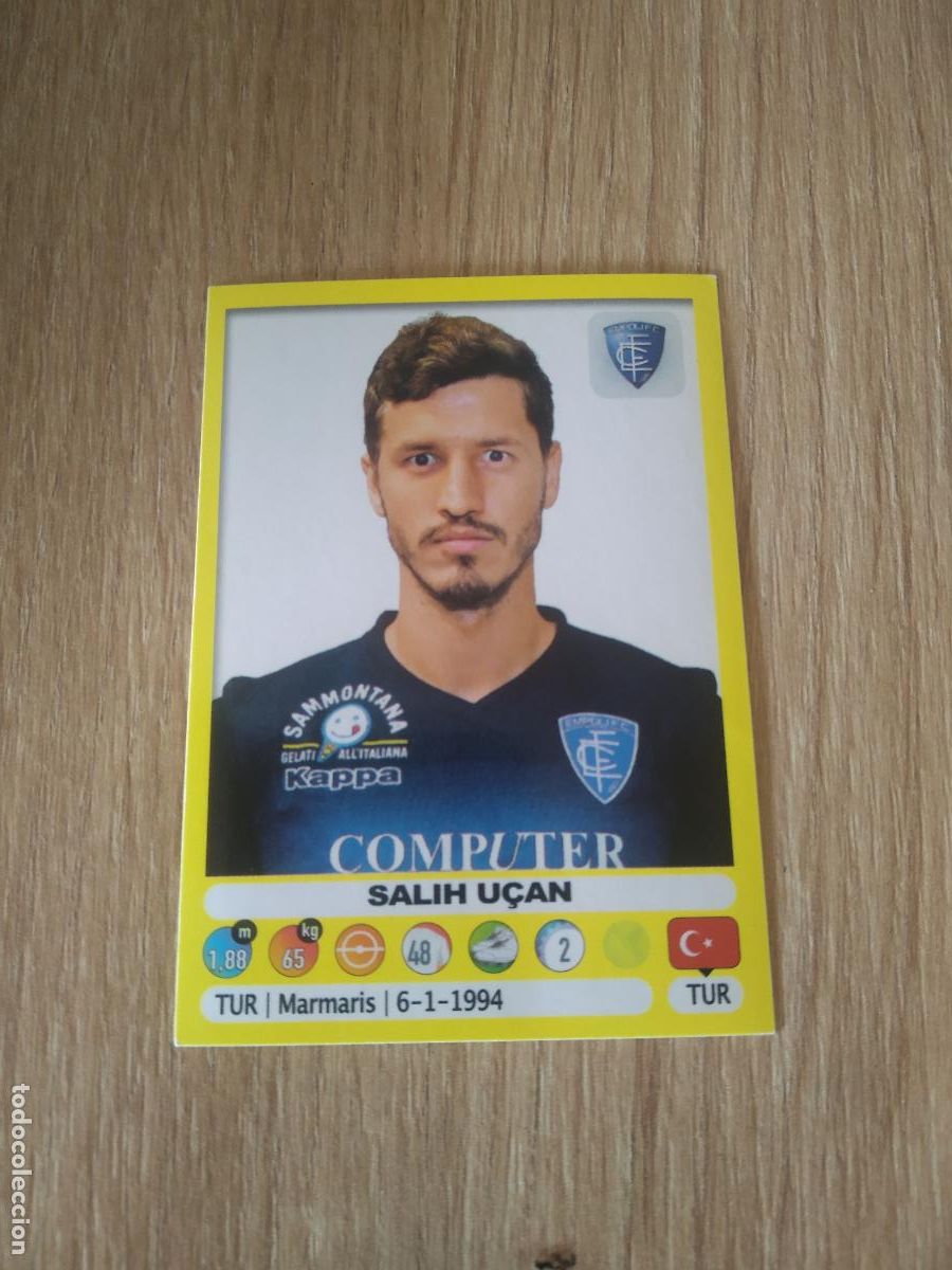 Cromos de f&uacute;tbol: 129 SALIH U&Ccedil;AN EMPOLI CROMO FUTBOL PANINI LIGA ITALIA 18-19 CALCIATORI 2018-2019