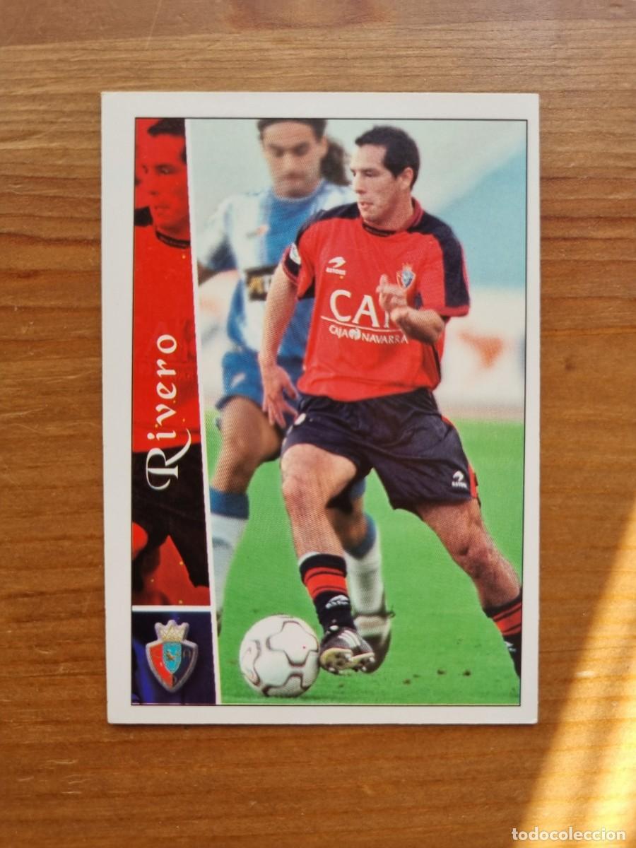 Cromos de f&uacute;tbol: 447 RIVERO (CA Osasuna). Las Fichas de la Liga 2002 2003 02 03 (Mundicromo)