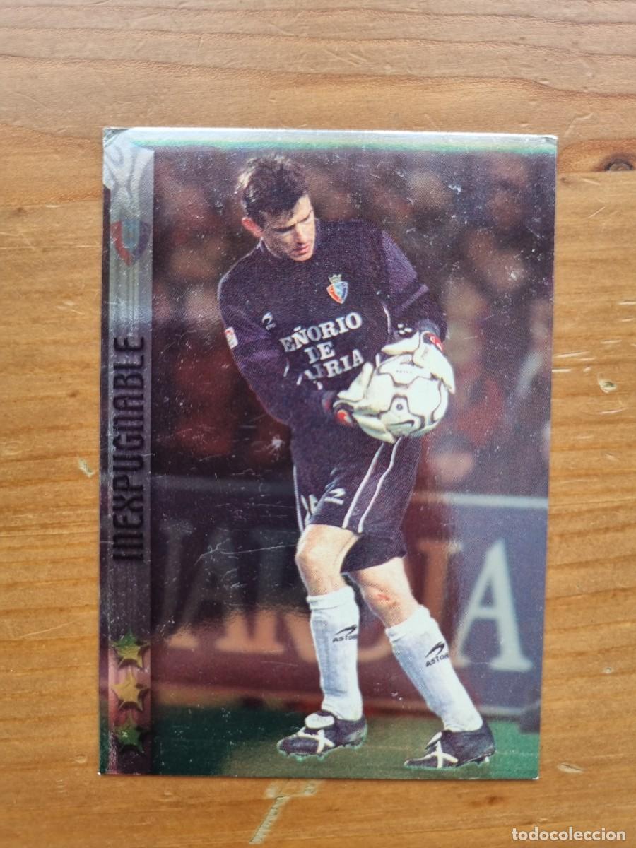 Cromos de f&uacute;tbol: 458 UNZU&Eacute; (CA Osasuna) INEXPUGNABLE. Las Fichas de la Liga 2002 2003 02 03 (Mundicromo)