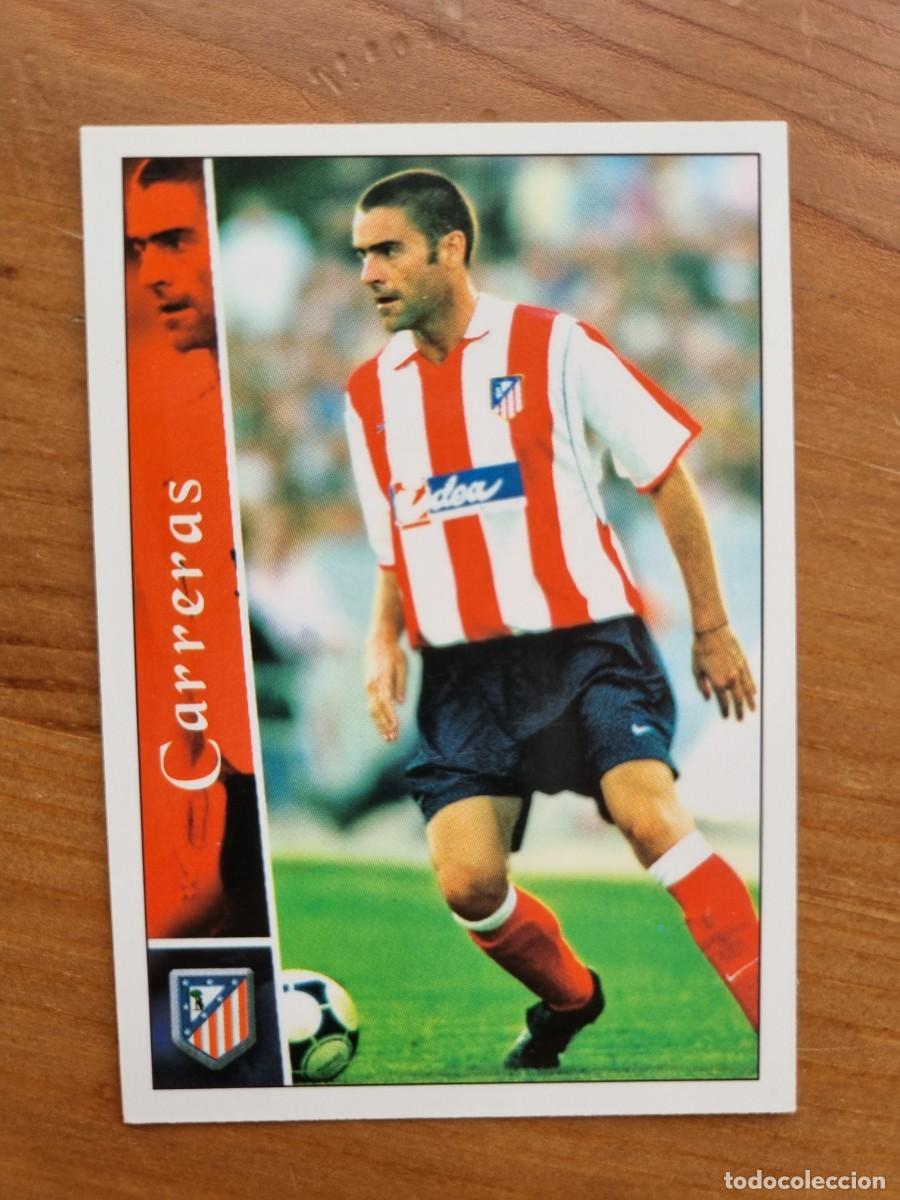 Cromos de f&uacute;tbol: 466 CARRERAS (Atl&eacute;tico de Madrid). Las Fichas de la Liga 2002 2003 02 03 (Mundicromo)