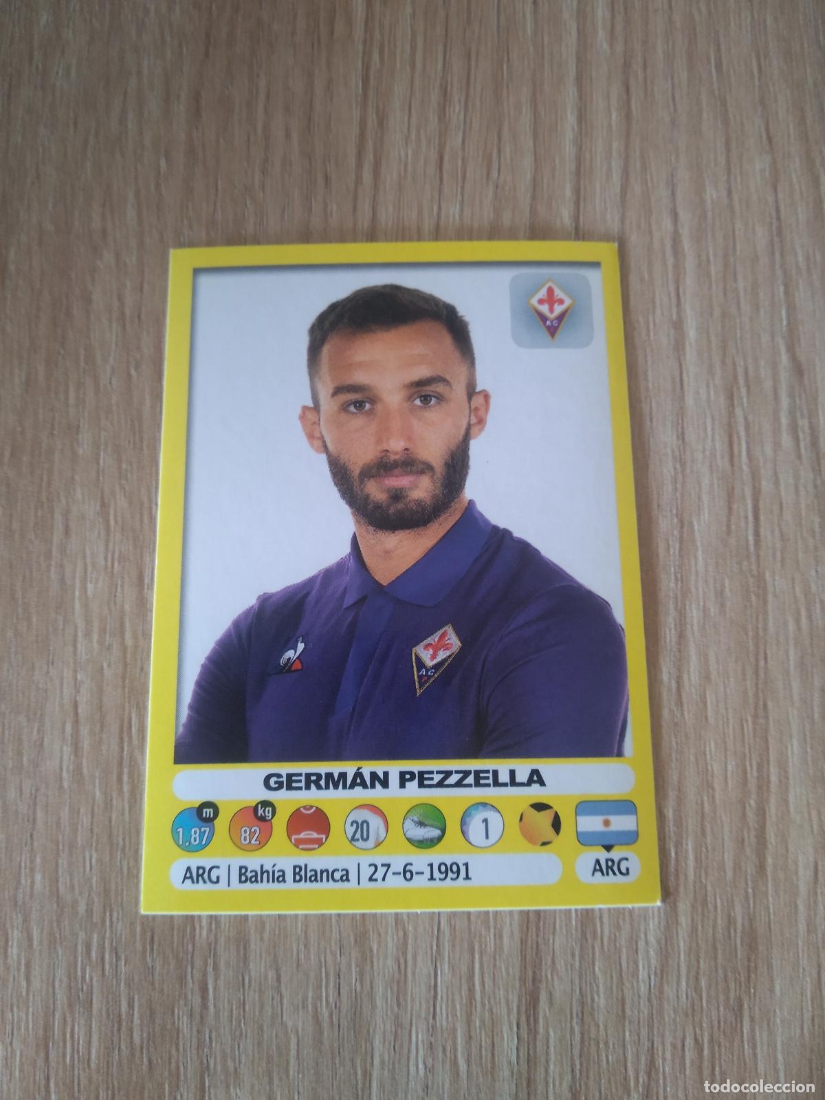 Cromos de f&uacute;tbol: 147 GERMAN PEZZELLA FIORENTINA CROMO FUTBOL PANINI LIGA ITALIA 18-19 CALCIATORI 2018-2019