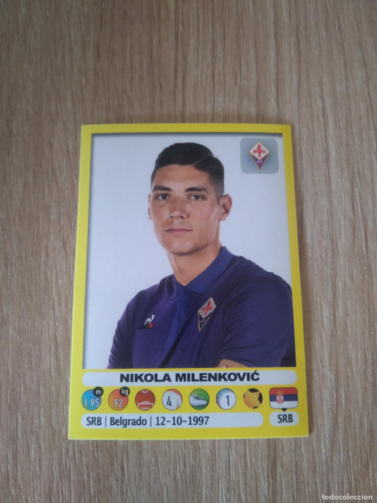 Cromos de f&uacute;tbol: 148 NIKOLA MILENKOVIC FIORENTINA CROMO FUTBOL PANINI LIGA ITALIA 18-19 CALCIATORI 2018-2019