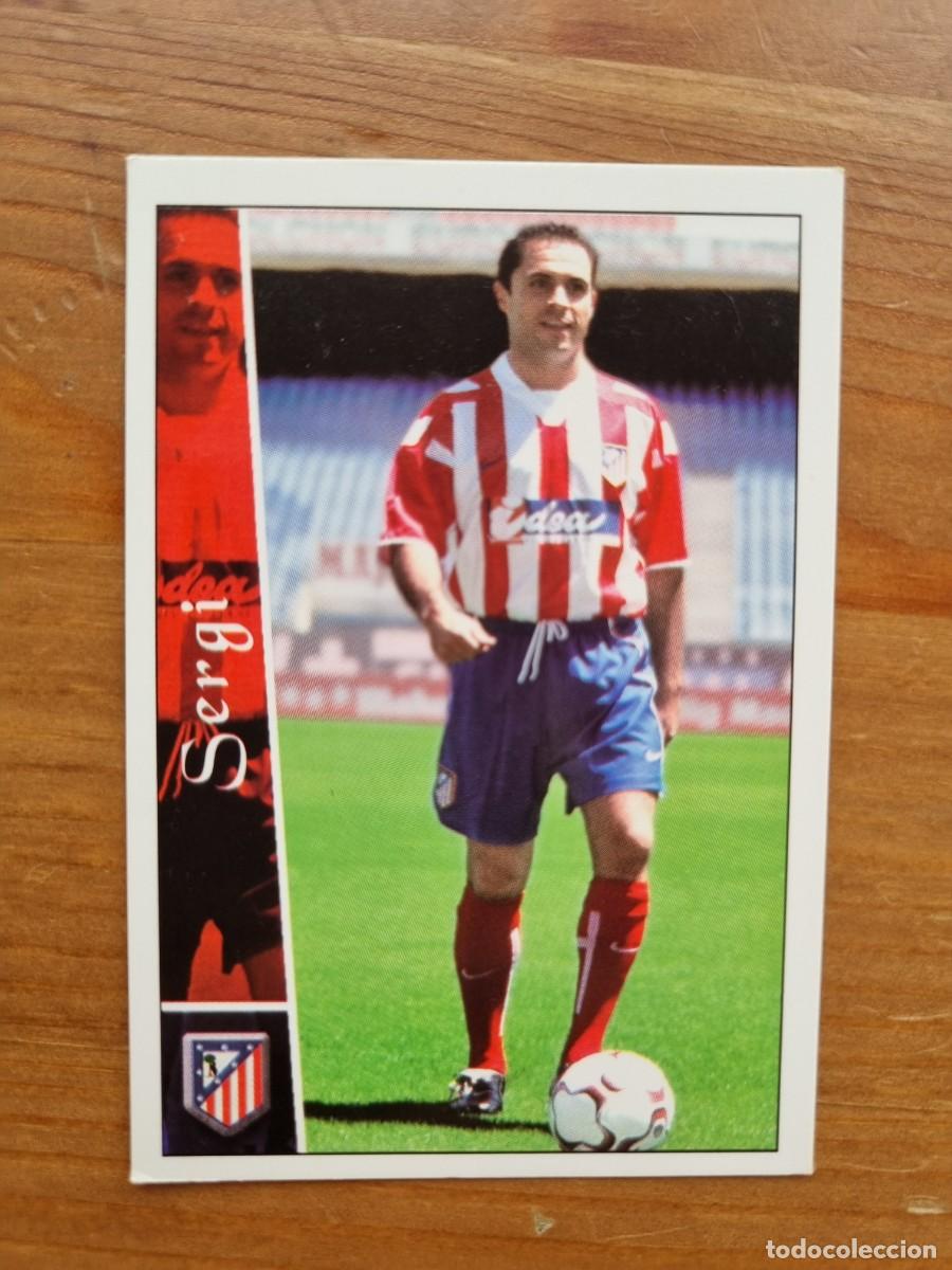 Cromos de f&uacute;tbol: 471 SERGI (Atl&eacute;tico de Madrid). Las Fichas de la Liga 2002 2003 02 03 (Mundicromo)