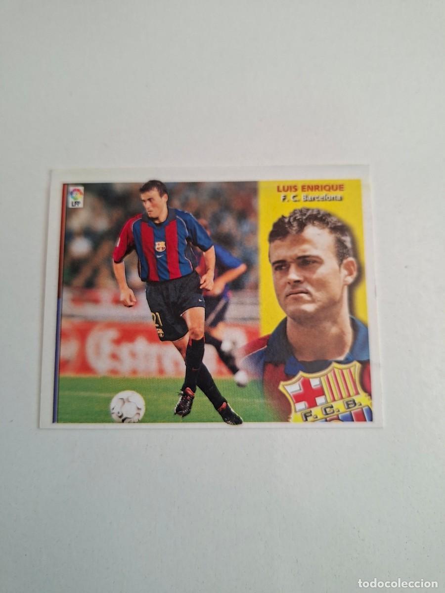 Cromos de f&uacute;tbol: ESTE - LIGA 02/03 - 2002 2003 - F.C. BARCELONA - LUIS ENRIQUE - VENTANILLA SUPERIOR