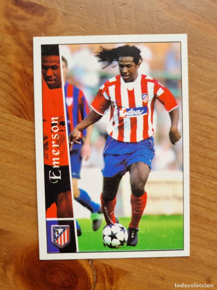 Cromos de f&uacute;tbol: 475 EMERSON (Atl&eacute;tico de Madrid). Las Fichas de la Liga 2002 2003 02 03 (Mundicromo)