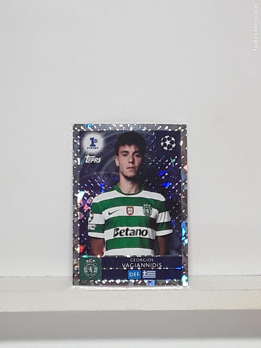 Cromos de f&uacute;tbol: CHAMPIONS STICKER 2025 2026 25 26 ALBUM TOPPS LEAGUE N 294 SPORTING ROOKIE GEORGIOS VAGIANNNIDIS