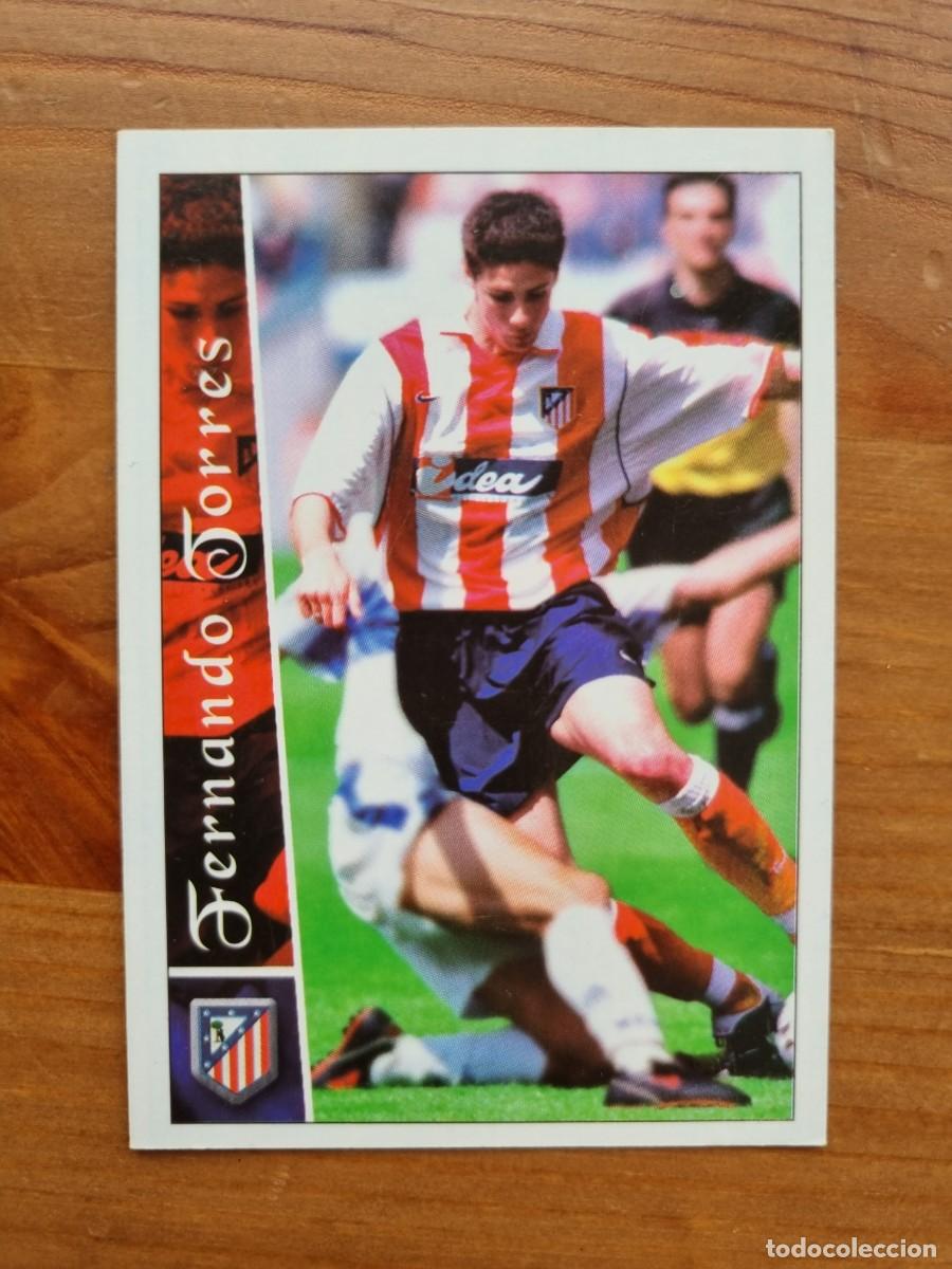 Fu&szlig;ball-Sticker: 481 FERNANDO TORRES (Atl&eacute;tico de Madrid) ROOKIE. Las Fichas de la Liga 2002 2003 02 03 (Mundicromo)
