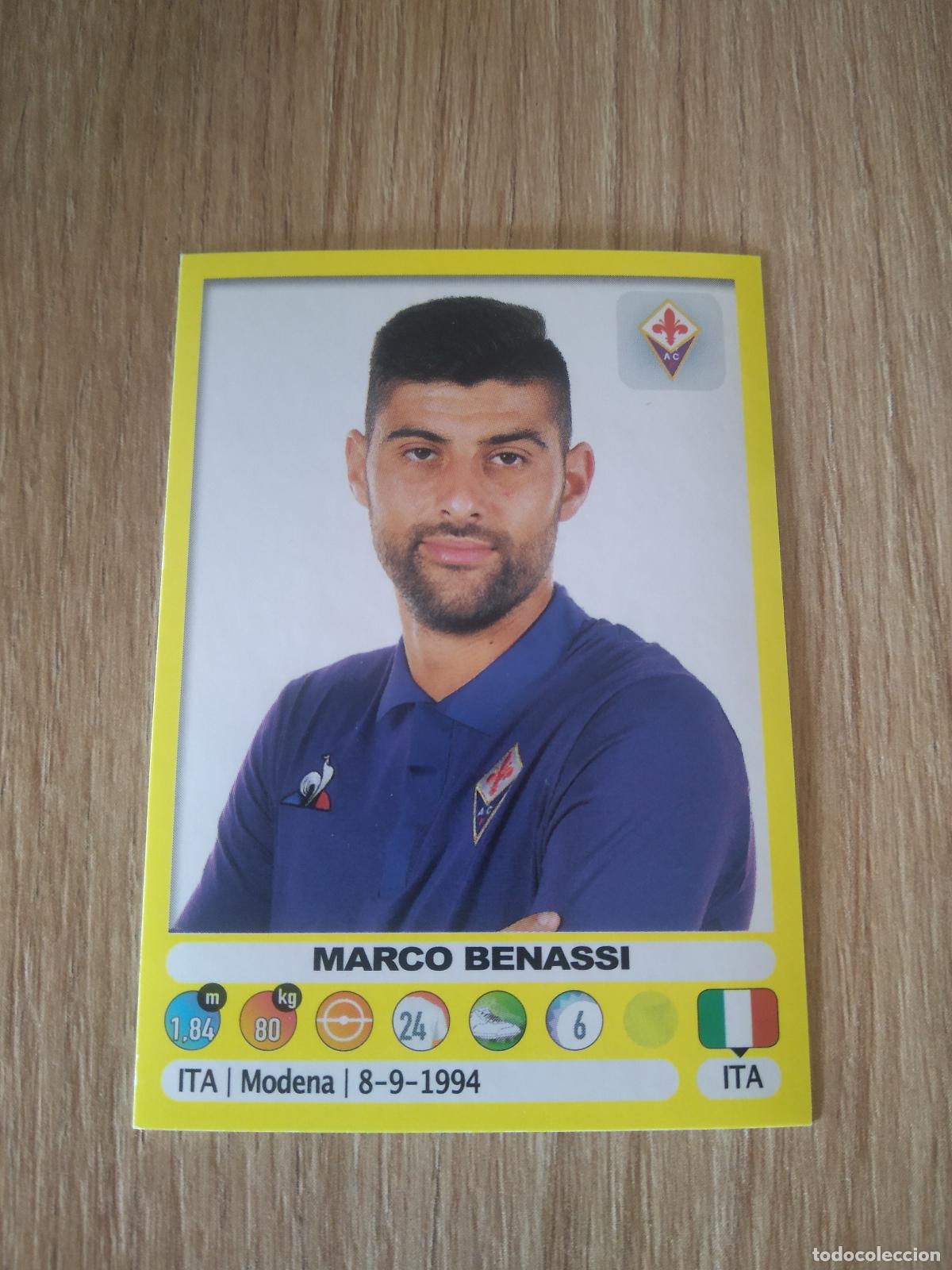 Fu&szlig;ball-Sticker: 158 MARCO BENASSI FIORENTINA CROMO FUTBOL PANINI LIGA ITALIA 18-19 CALCIATORI 2018-2019