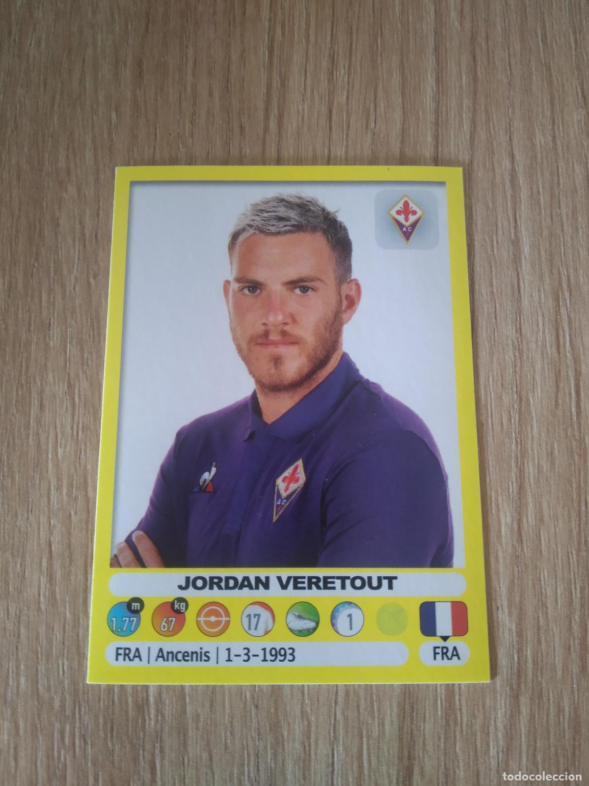 Fu&szlig;ball-Sticker: 159 JORDAN VERETOUT FIORENTINA CROMO FUTBOL PANINI LIGA ITALIA 18-19 CALCIATORI 2018-2019