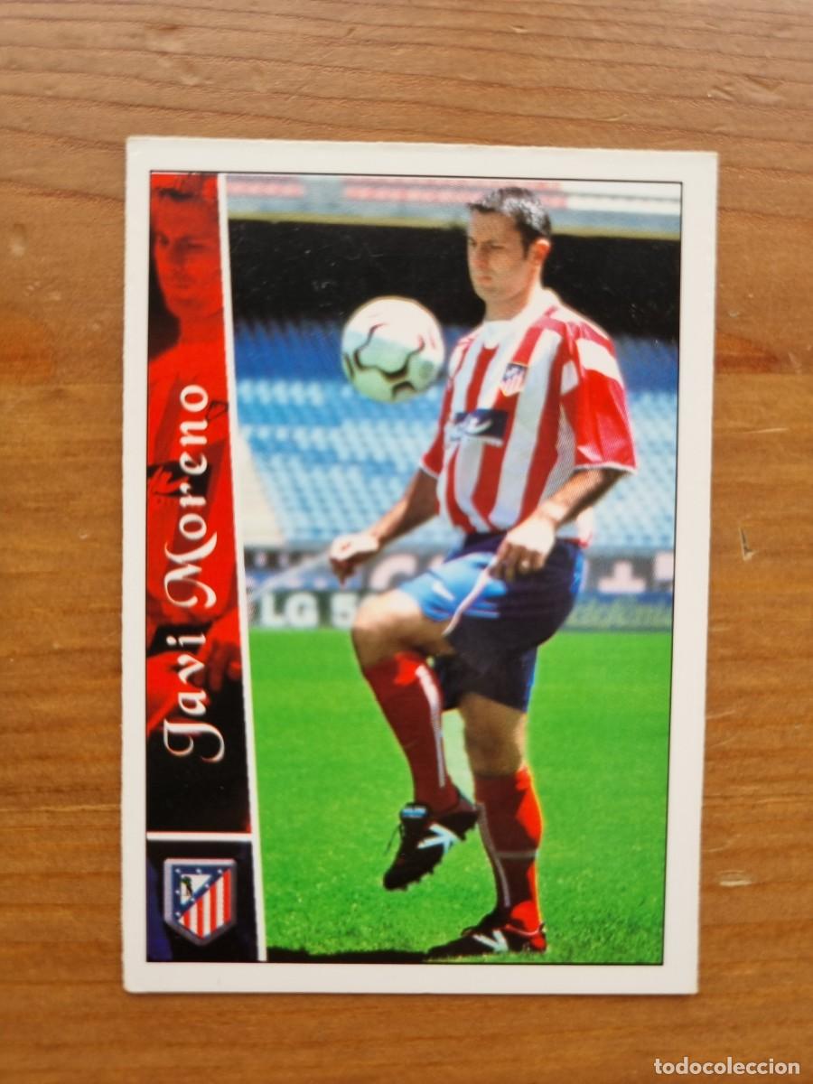 Fu&szlig;ball-Sticker: 482 JAVI MORENO (Atl&eacute;tico de Madrid). Las Fichas de la Liga 2002 2003 02 03 (Mundicromo)