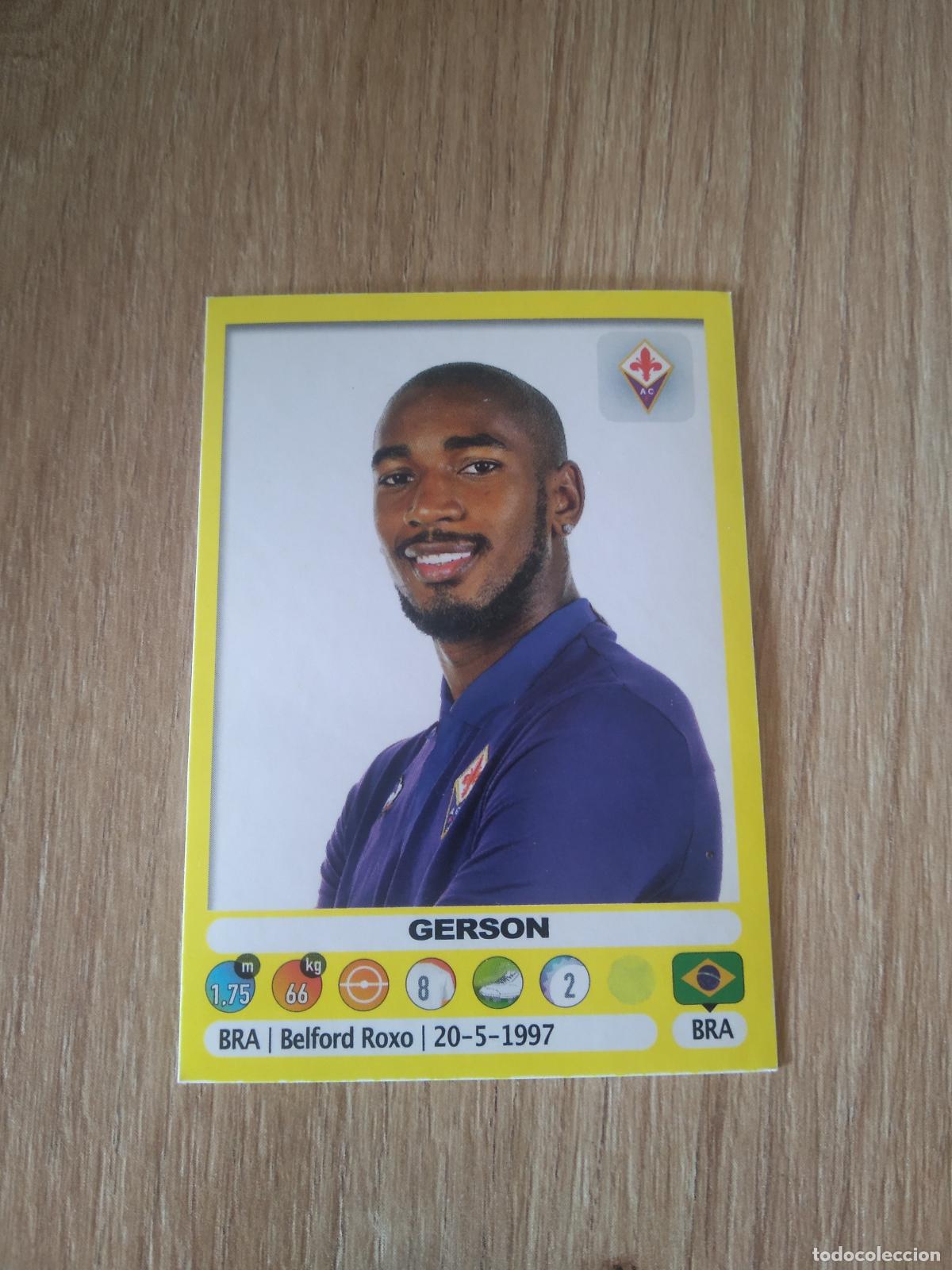 Fu&szlig;ball-Sticker: 160 GERSON FIORENTINA CROMO FUTBOL PANINI LIGA ITALIA 18-19 CALCIATORI 2018-2019
