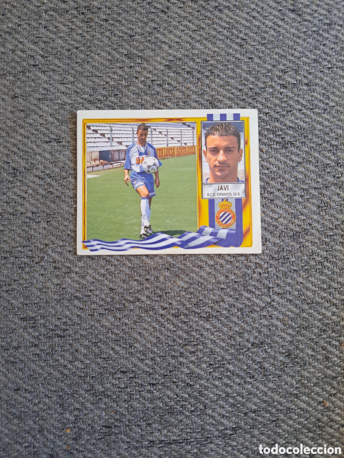 Fu&szlig;ball-Sticker: Javi (Fichaje N&deg;19) Espanyol. Liga Este 95-96