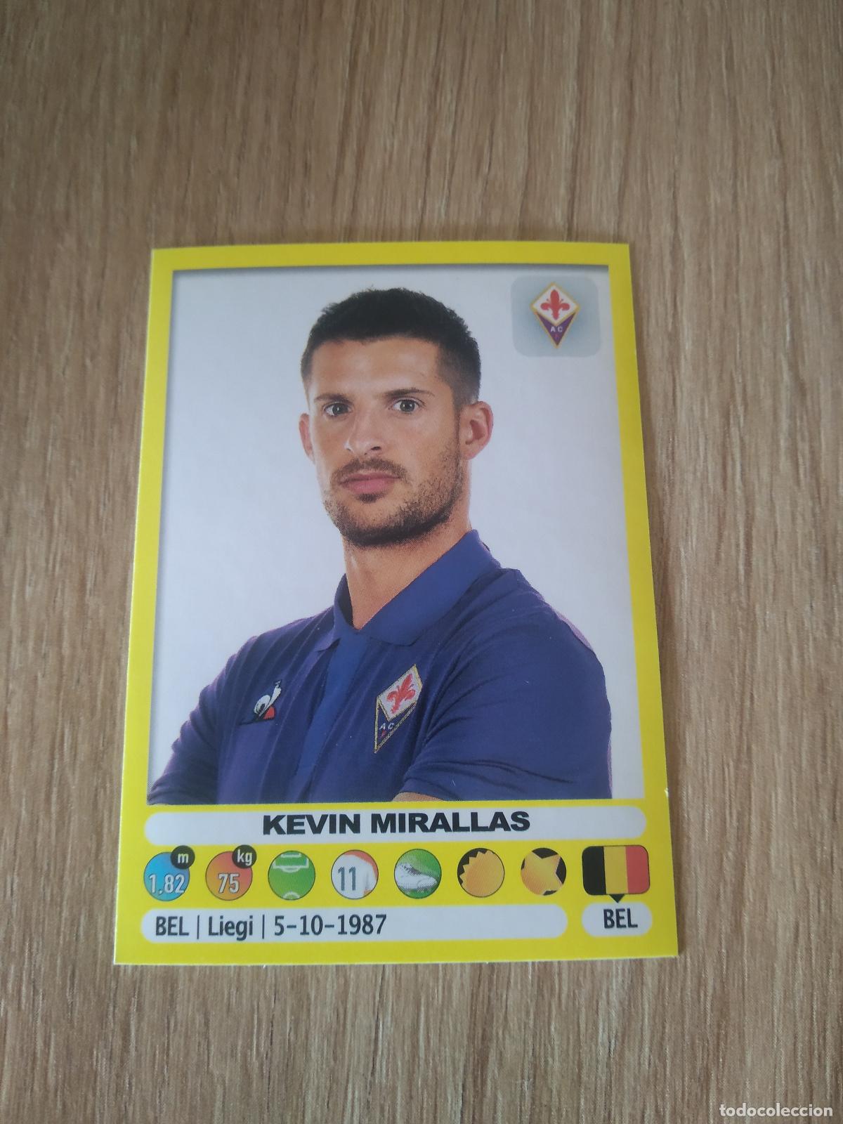 Cromos de f&uacute;tbol: 164 KEVIN MIRALLAS FIORENTINA CROMO FUTBOL PANINI LIGA ITALIA 18-19 CALCIATORI 2018-2019