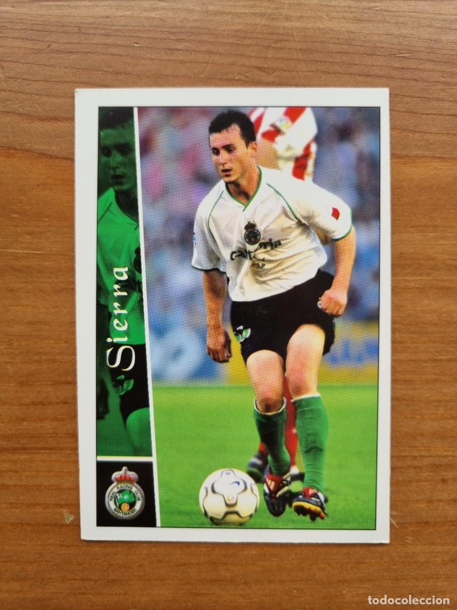 Cromos de f&uacute;tbol: 504 SIERRA (Racing de Santander). Las Fichas de la Liga 2002 2003 02 03 (Mundicromo)