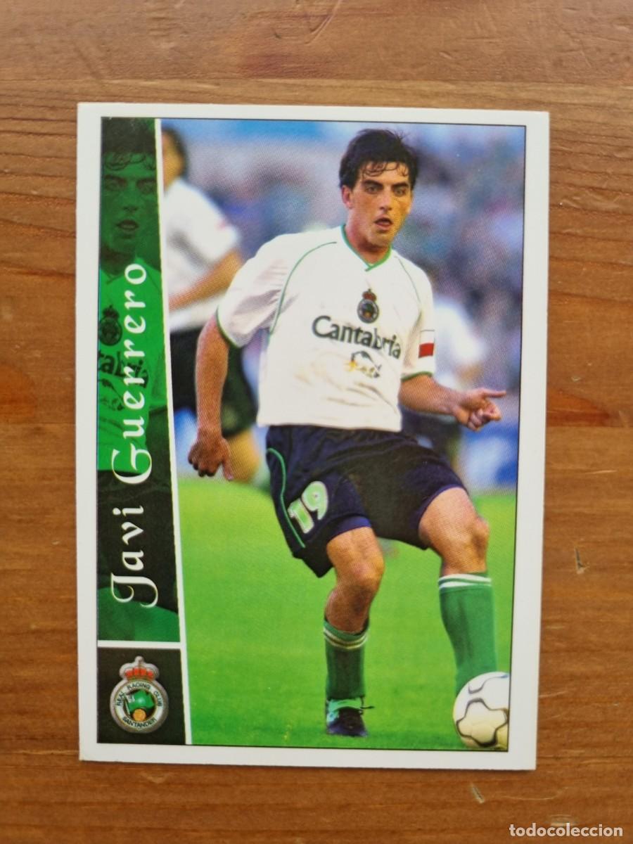 Cromos de f&uacute;tbol: 509 JAVI GUERRERO (Racing de Santander). Las Fichas de la Liga 2002 2003 02 03 (Mundicromo)