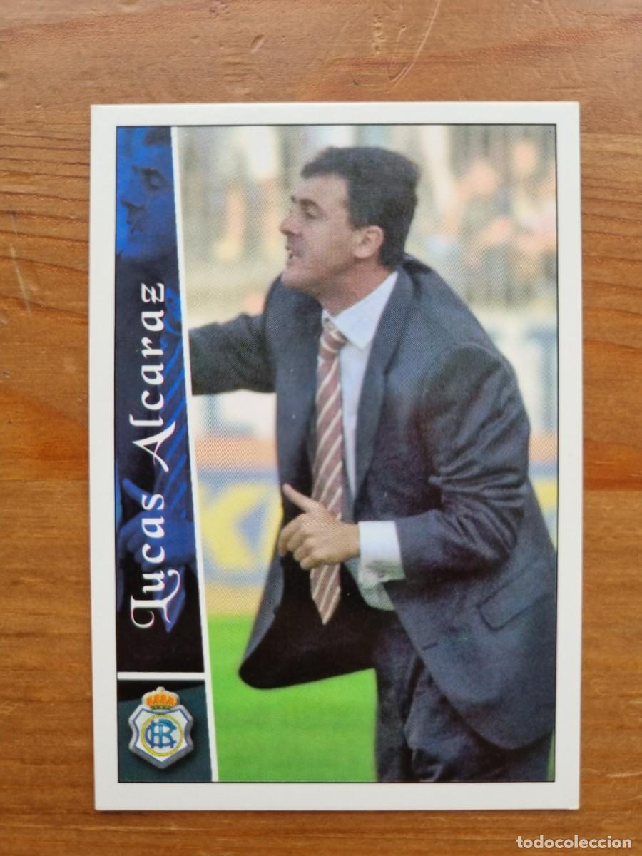 Cromos de f&uacute;tbol: 516 LUCAS ALCARAZ (Recreativo de Huelva). Las Fichas de la Liga 2002 2003 02 03 (Mundicromo)