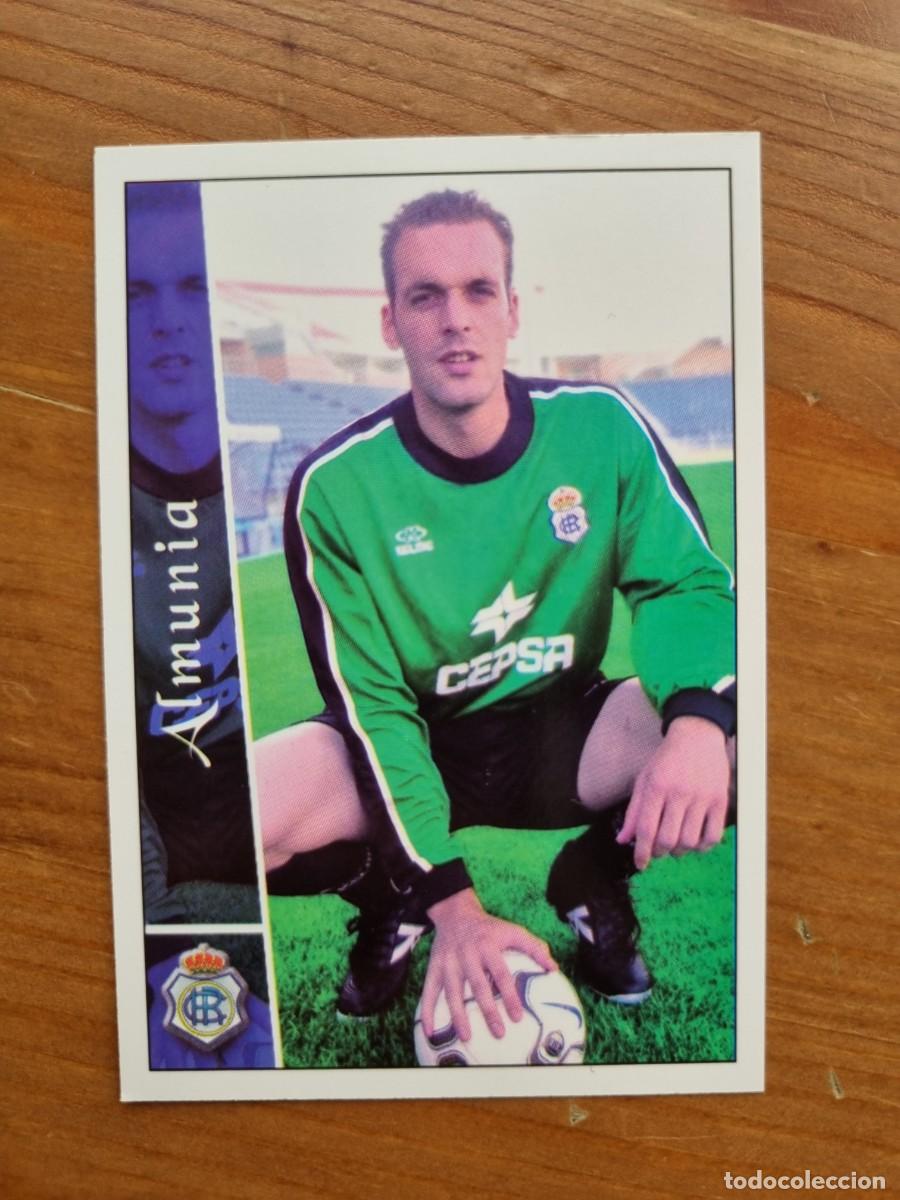 Cromos de f&uacute;tbol: 518 ALMUNIA (Recreativo de Huelva). Las Fichas de la Liga 2002 2003 02 03 (Mundicromo)